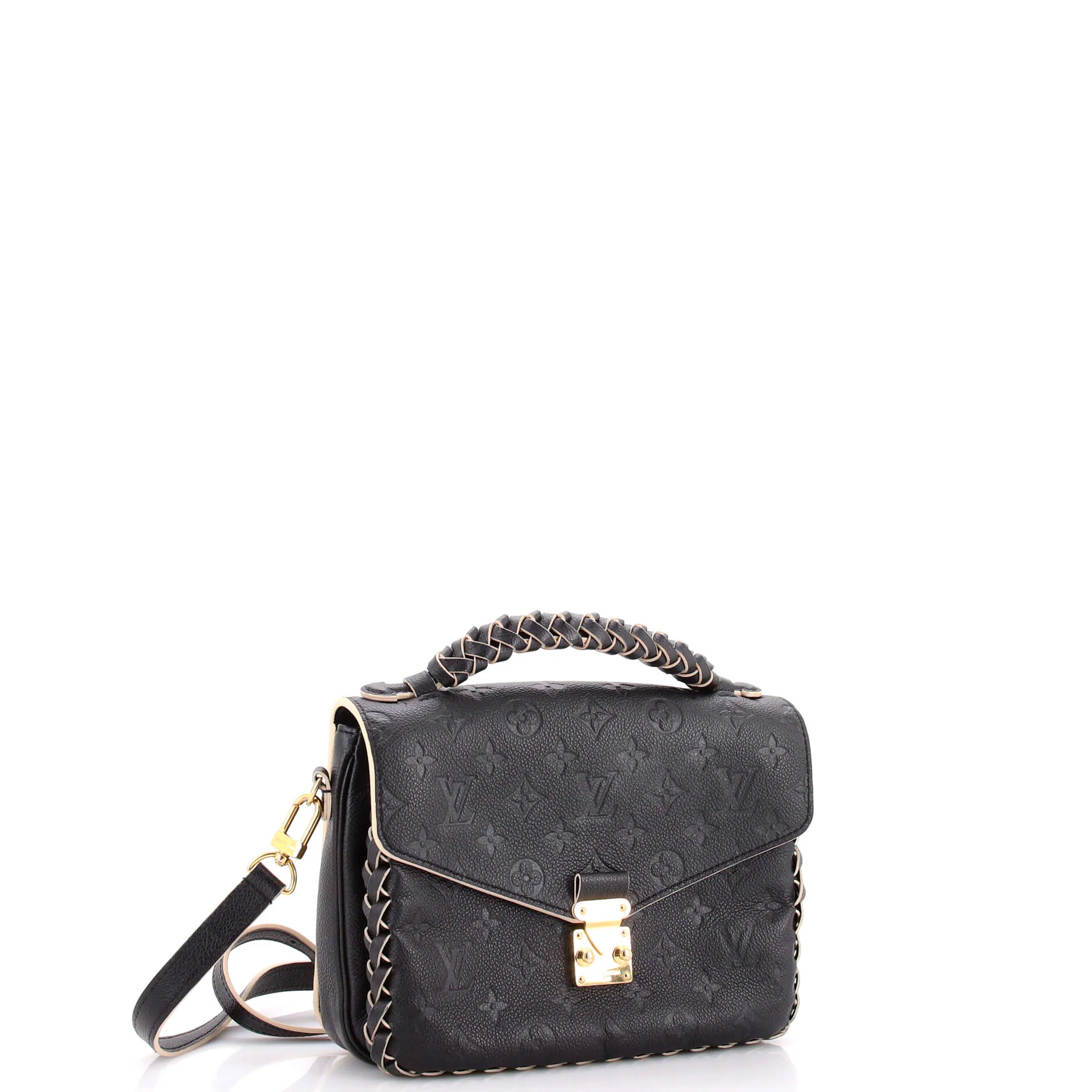 Braided Handle Pochette Metis Monogram Empreinte Leather - Image 2