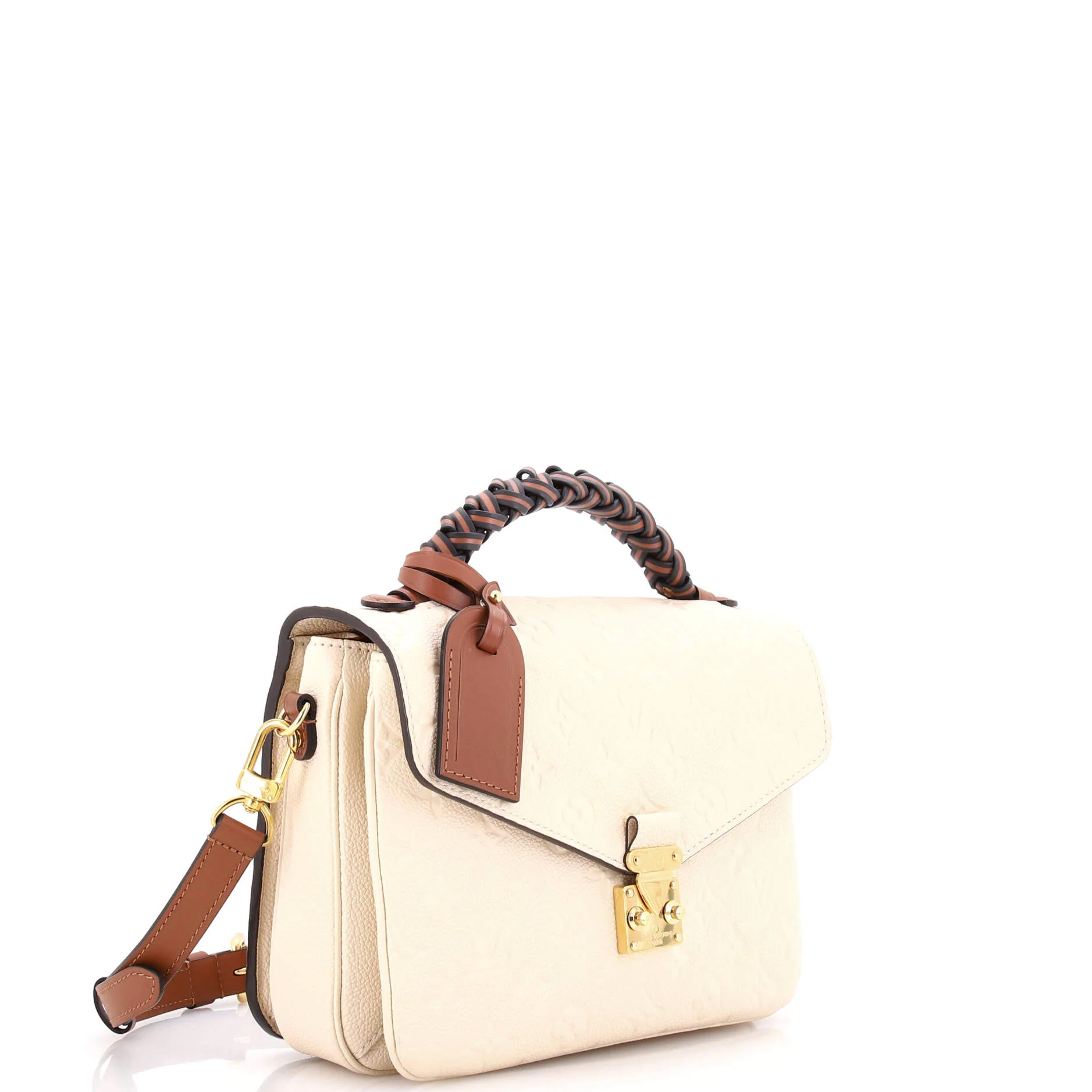 Braided Handle Pochette Metis Monogram Empreinte Leather - Image 2