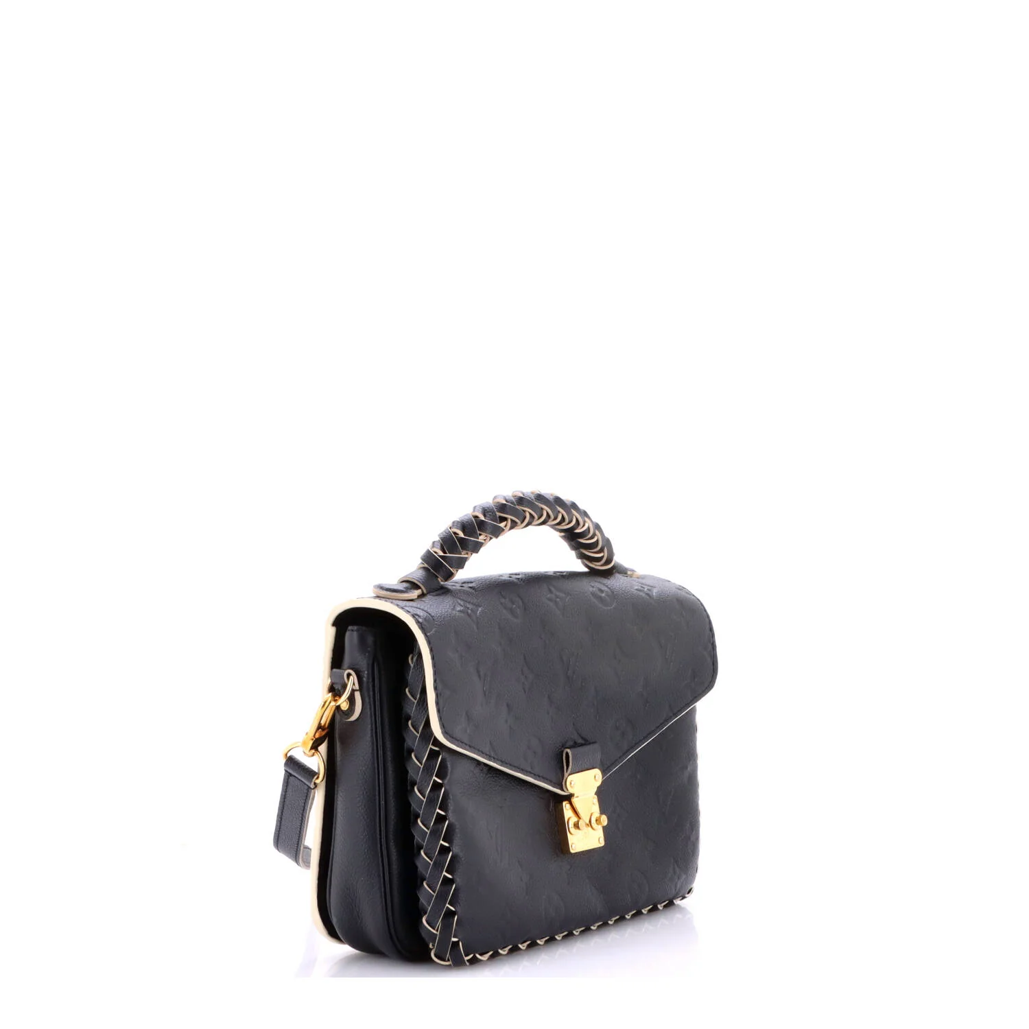 Braided Handle Pochette Metis Monogram Empreinte Leather - Image 2