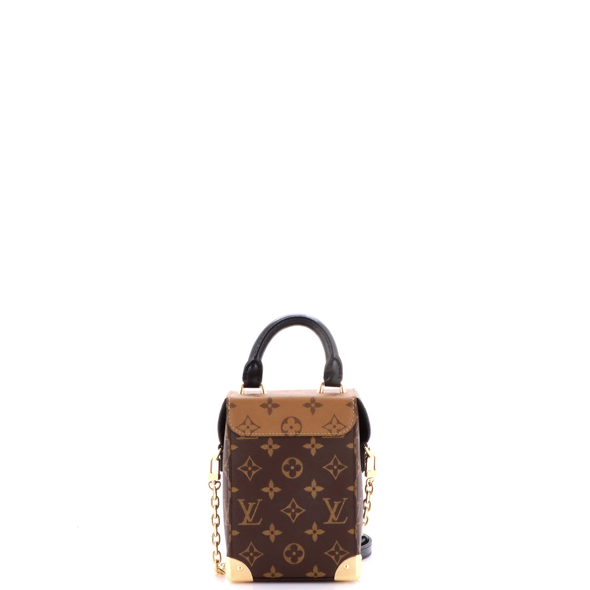 Camera Box NM Handbag Studded Reverse Monogram Canvas - Image 3