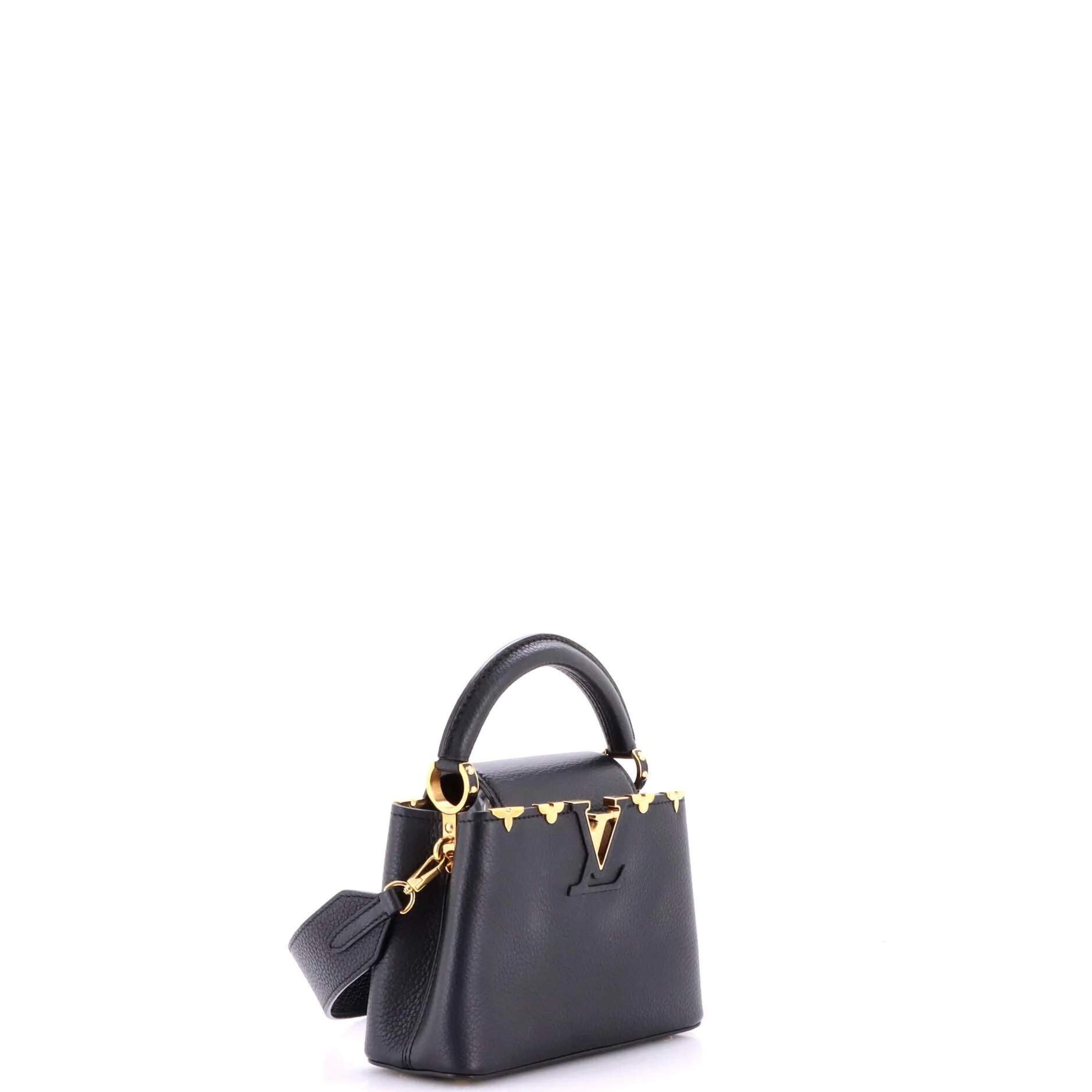 Capucines Bag Leather with Embellished Detail Mini - Image 2