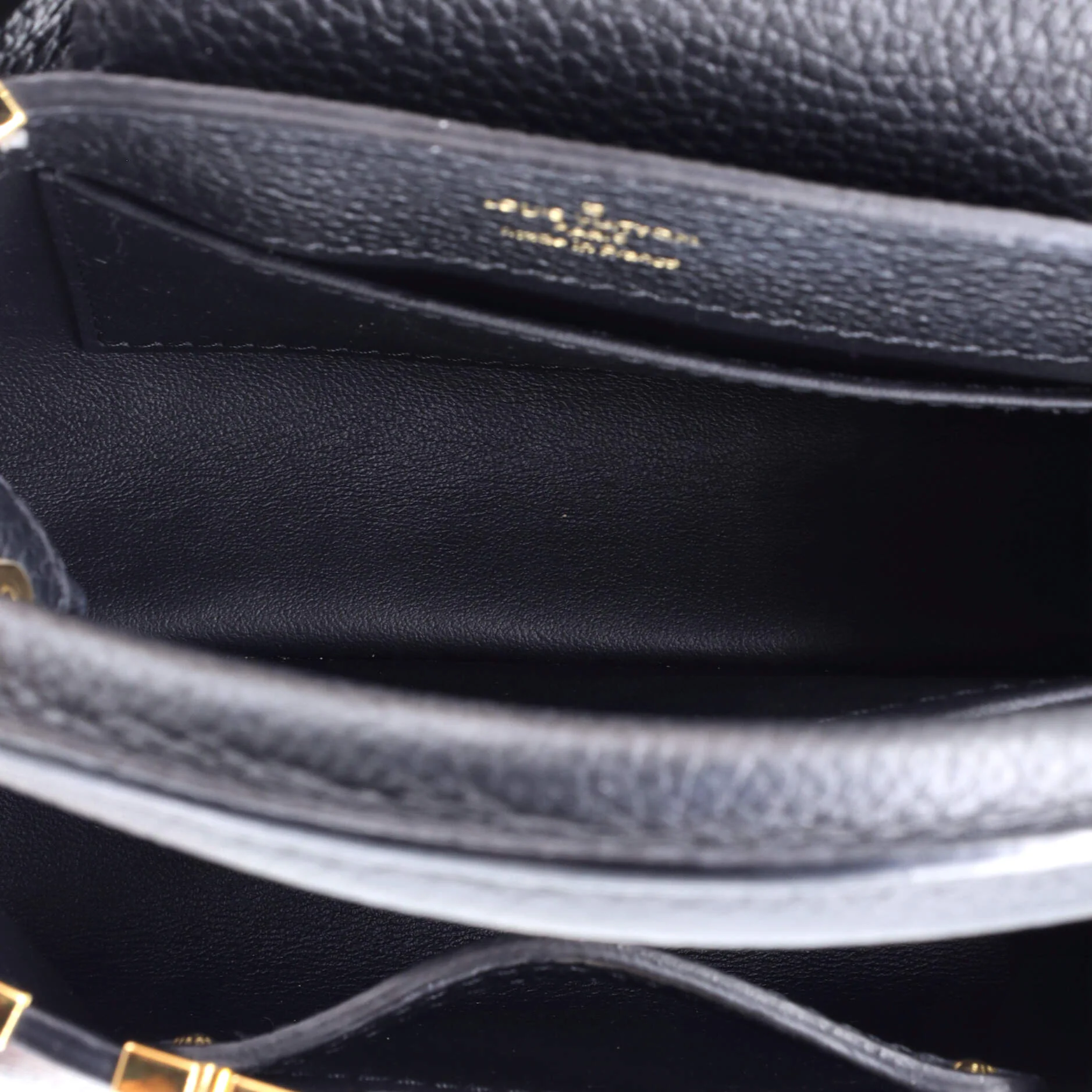 Capucines Bag Leather with Embellished Detail Mini - Image 5