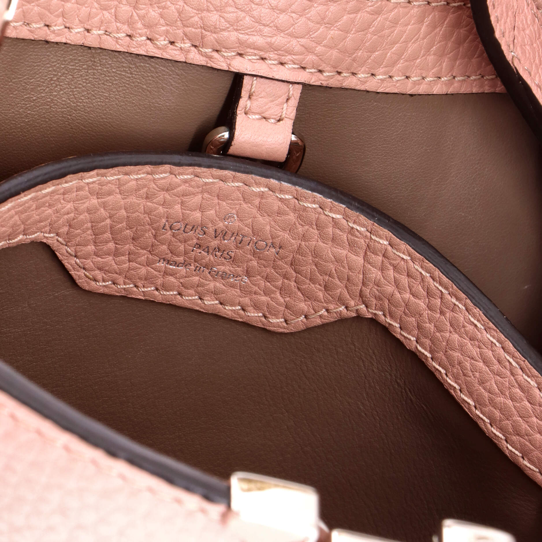 Capucines Bag Leather with Python BB - Image 8