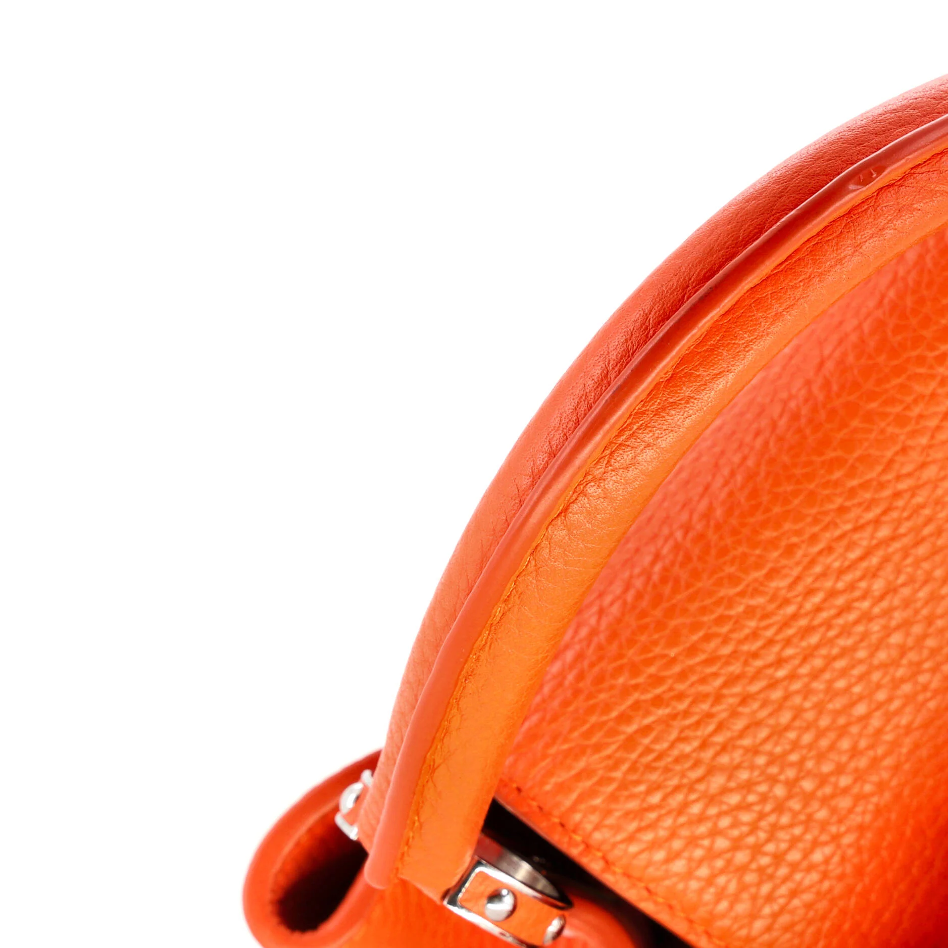 Capucines Bag Leather with Whipstitch Strap BB - Image 7