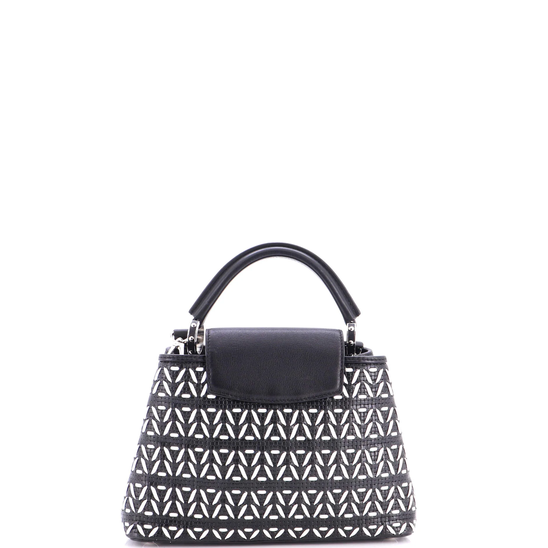 Capucines Bag Woven Leather BB - Image 3