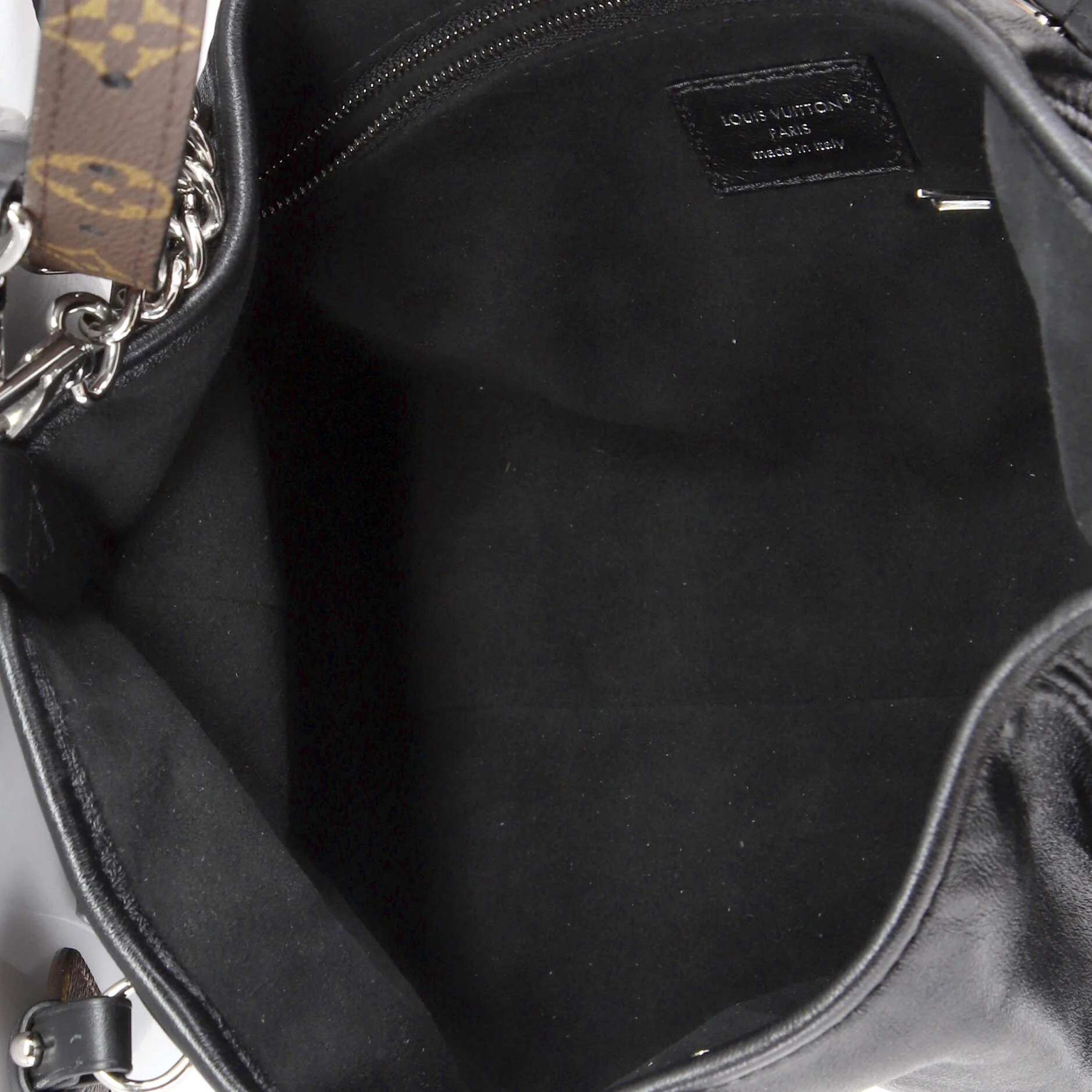 CarryAll Cargo Hobo Leather with Monogram Canvas PM - Image 5
