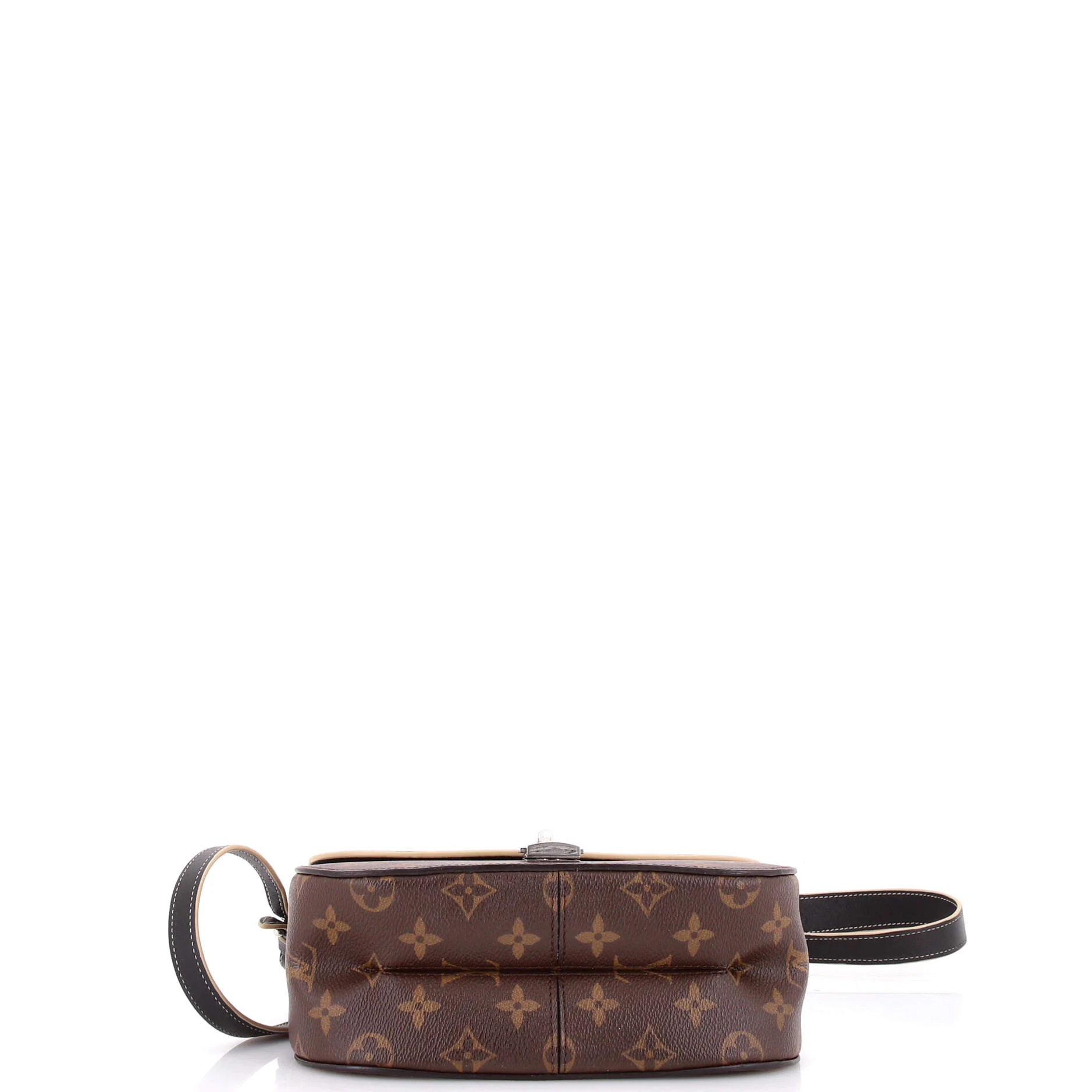 Chain It Handbag Monogram Canvas with Leather PM - Image 4