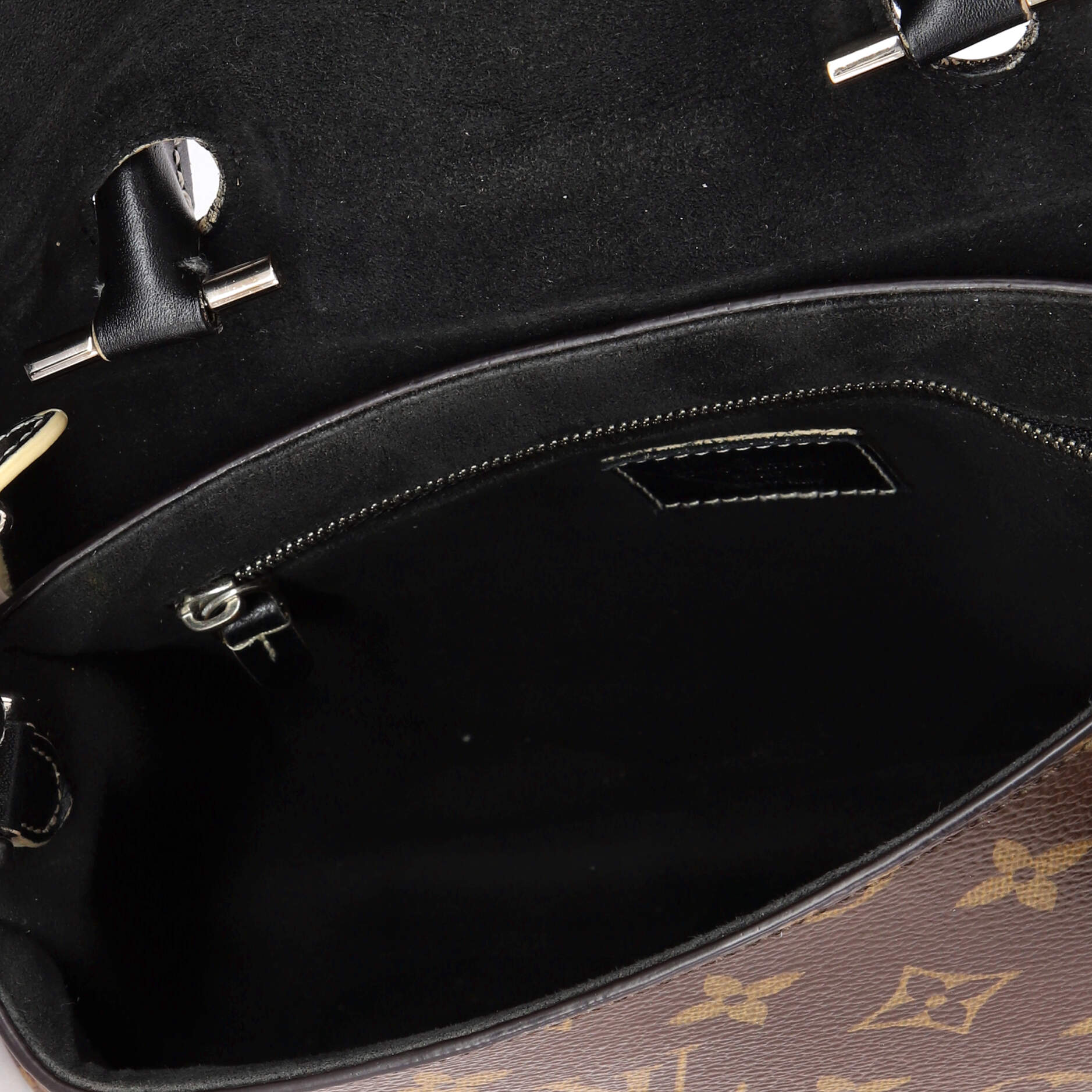 Chain It Handbag Monogram Canvas with Leather PM - Image 5