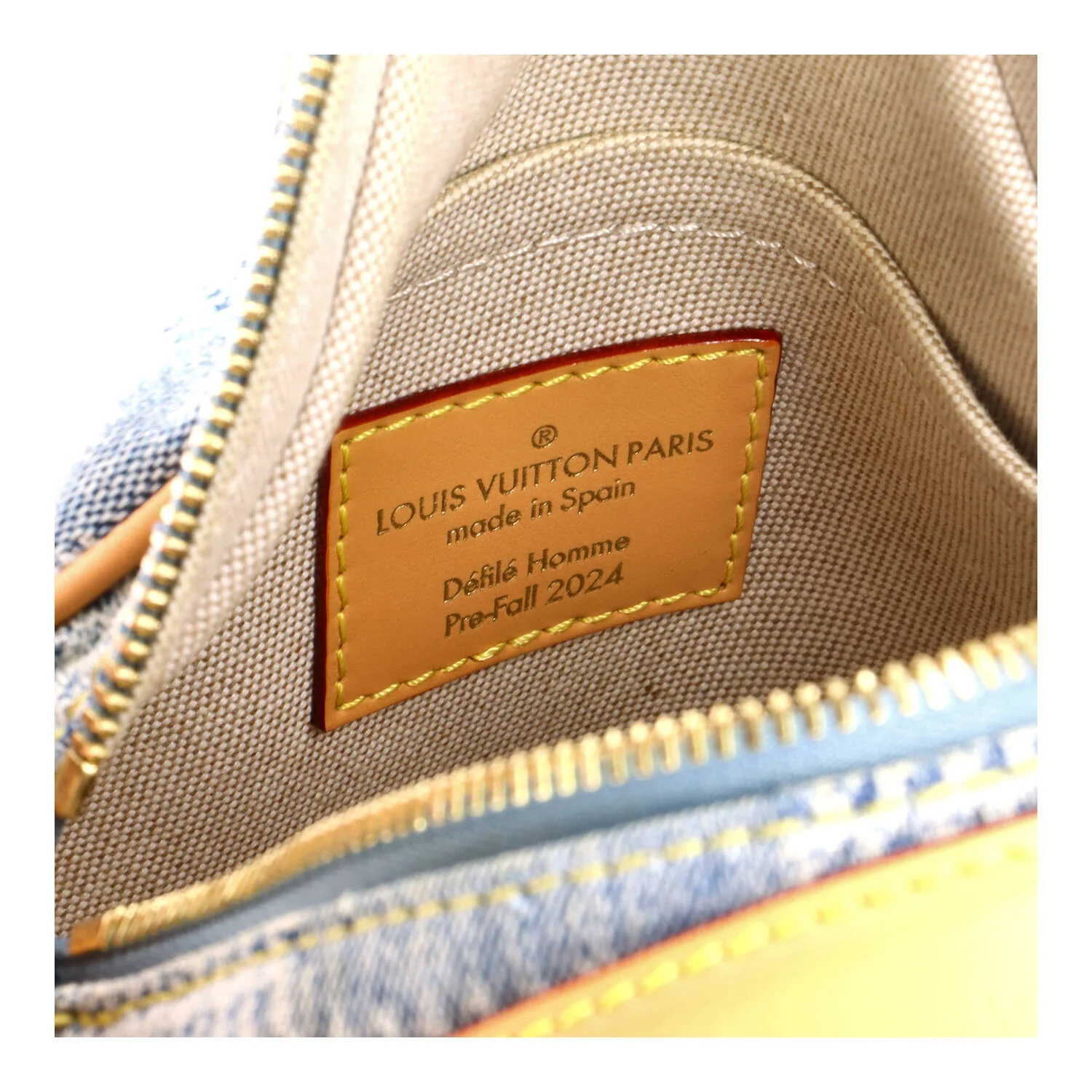 Chess Messenger Bag Damier 3D Denim - Image 7