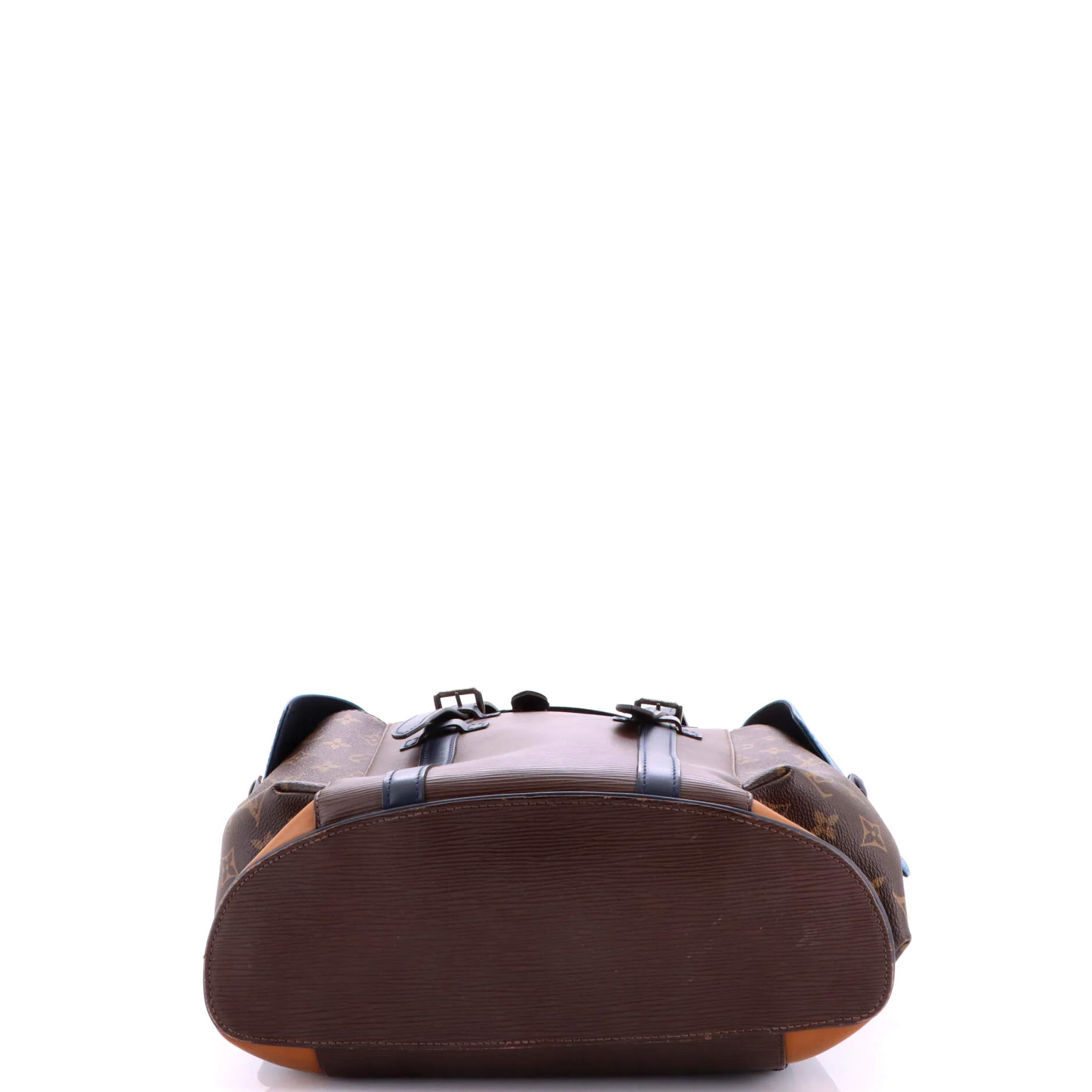 Christopher Backpack Epi Leather with Monogram Canvas PM - Image 4