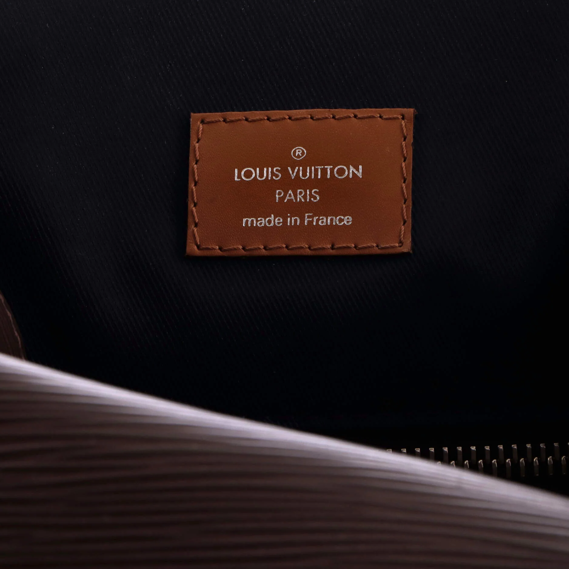 Christopher Backpack Epi Leather with Monogram Canvas PM - Image 8