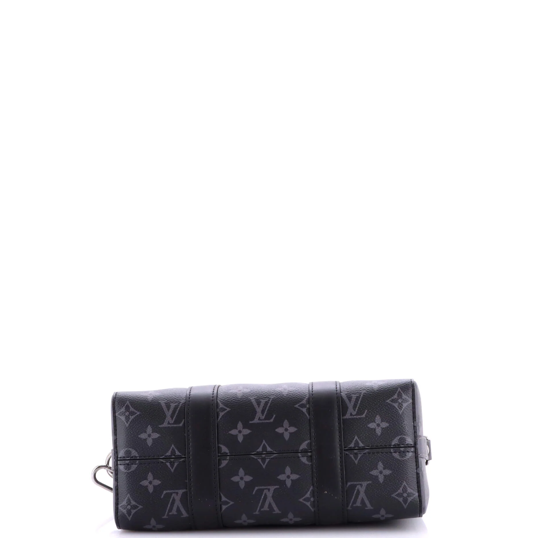 City Keepall Bag Reverse Monogram Eclipse Canvas - Image 4