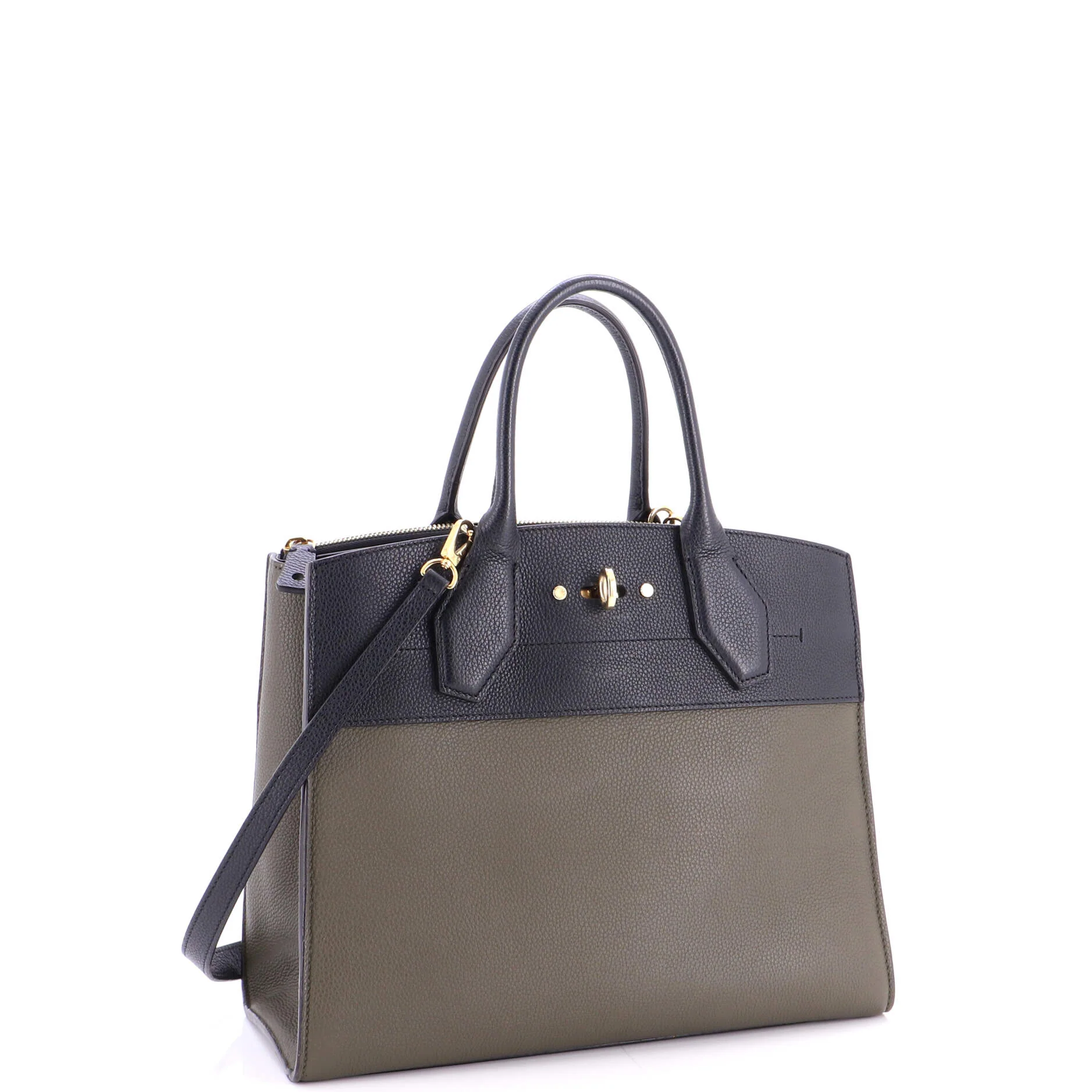 City Steamer Handbag Leather MM - Image 2