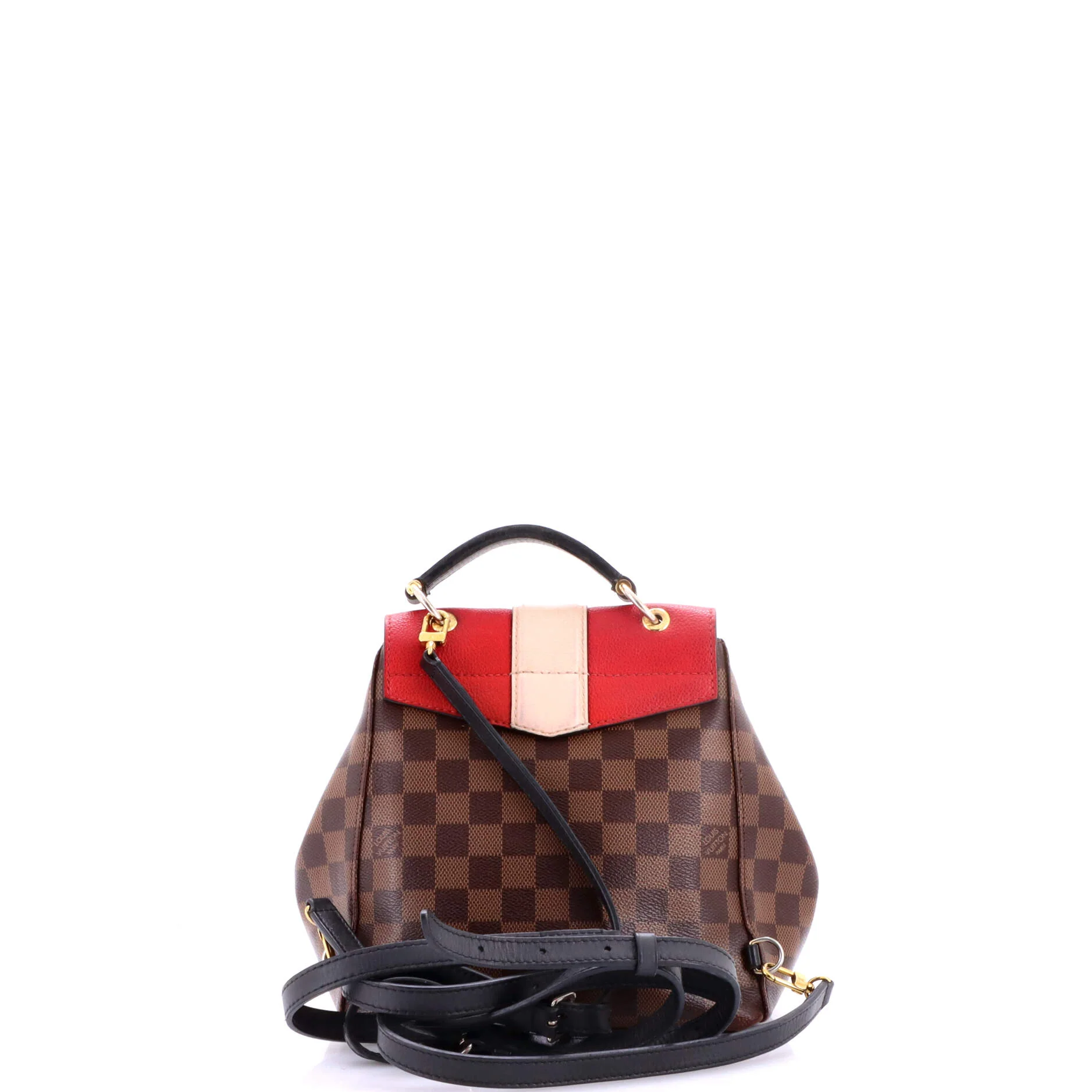 Clapton Backpack Damier and Leather - Image 3