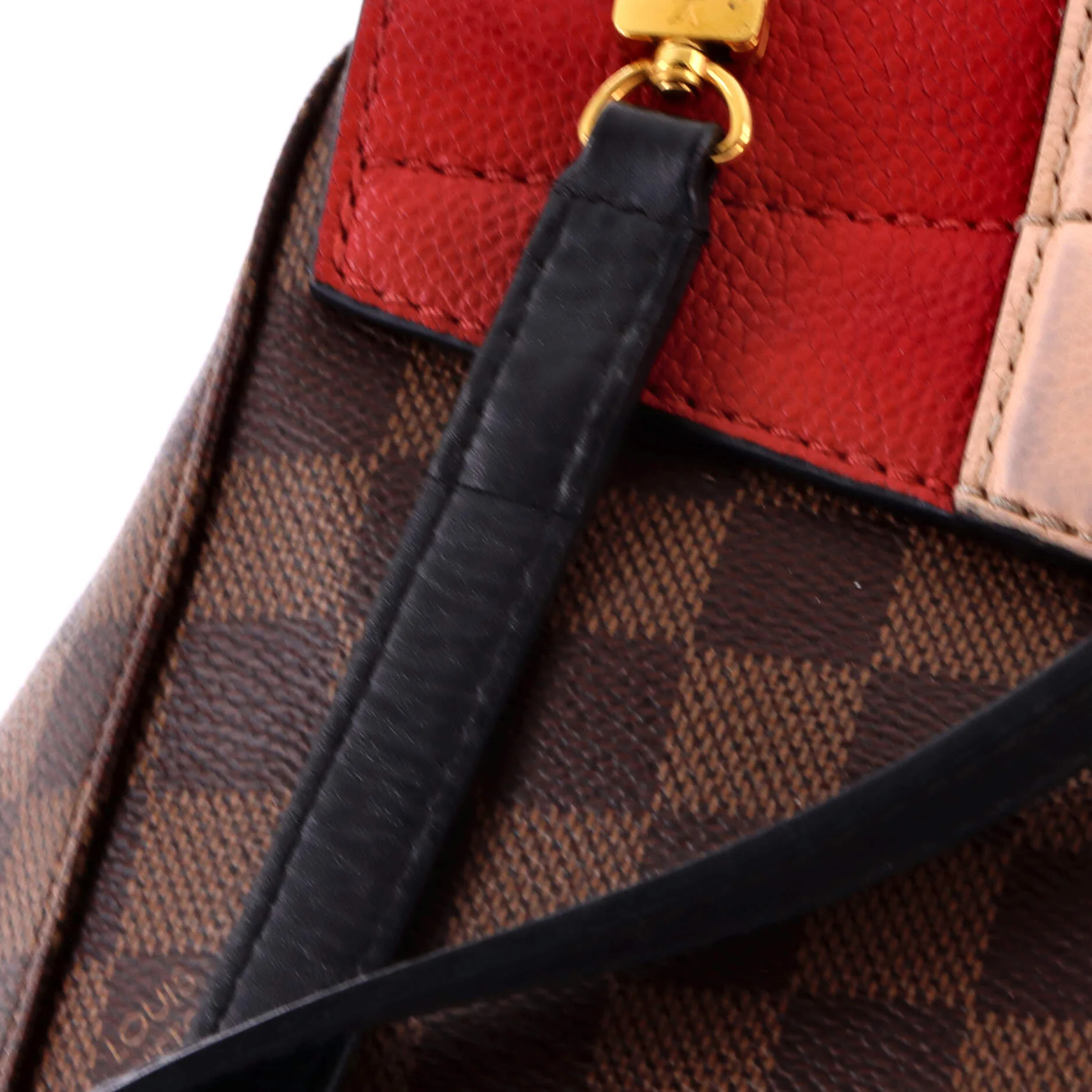 Clapton Backpack Damier and Leather - Image 7
