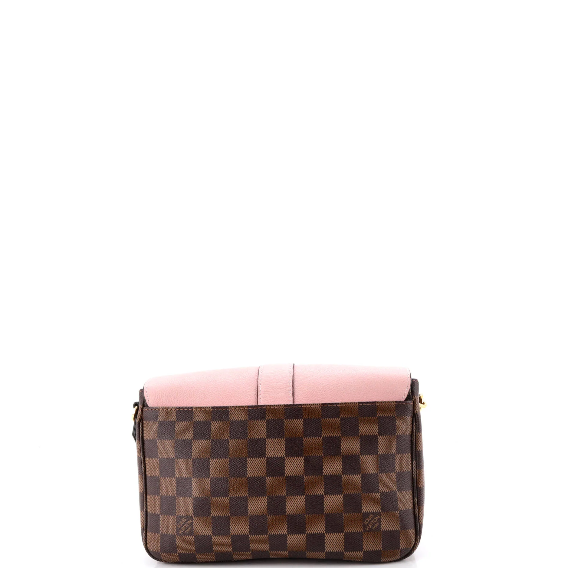 Clapton Handbag Damier and Leather PM - Image 3