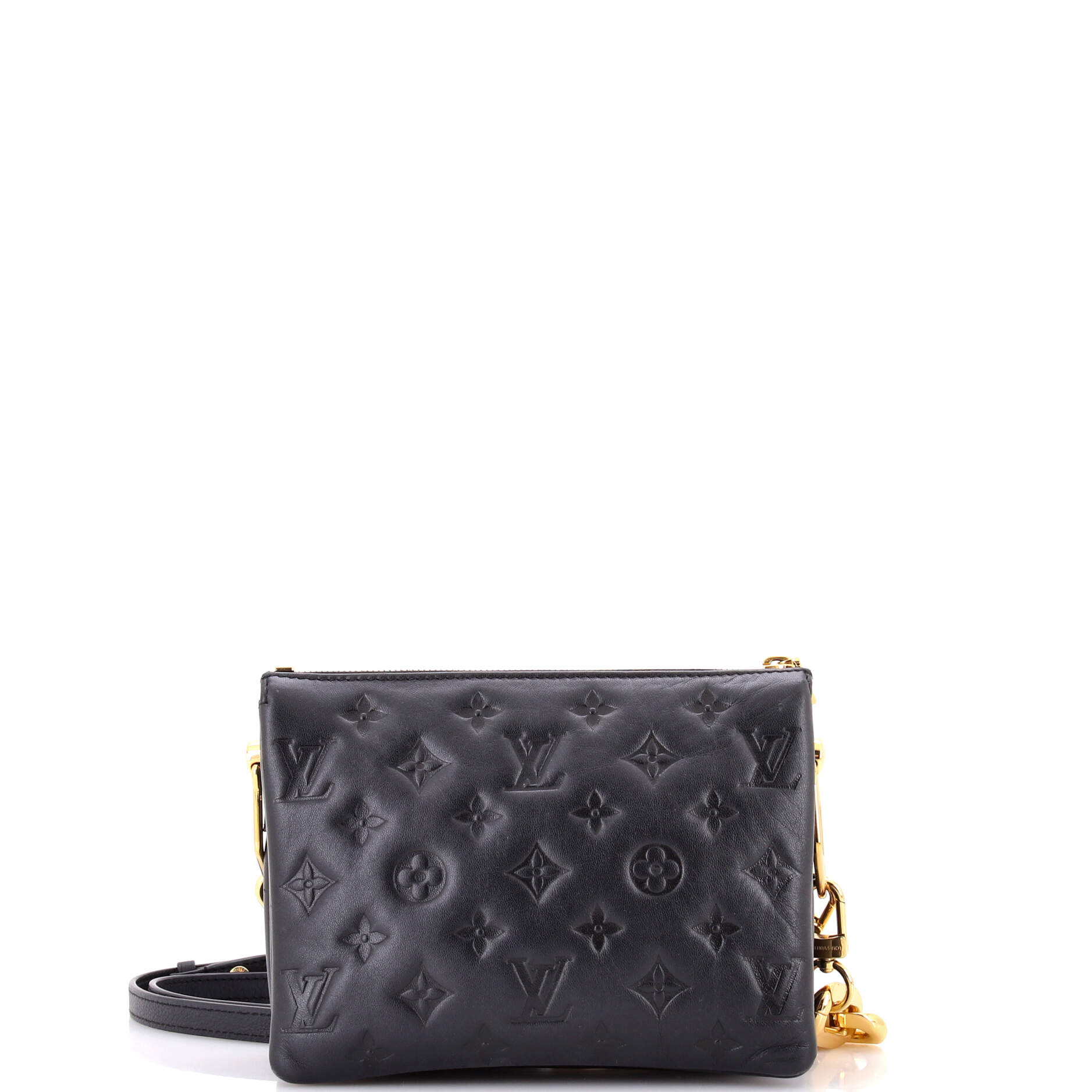 Coussin Bag Monogram Embossed Lambskin BB - Image 3