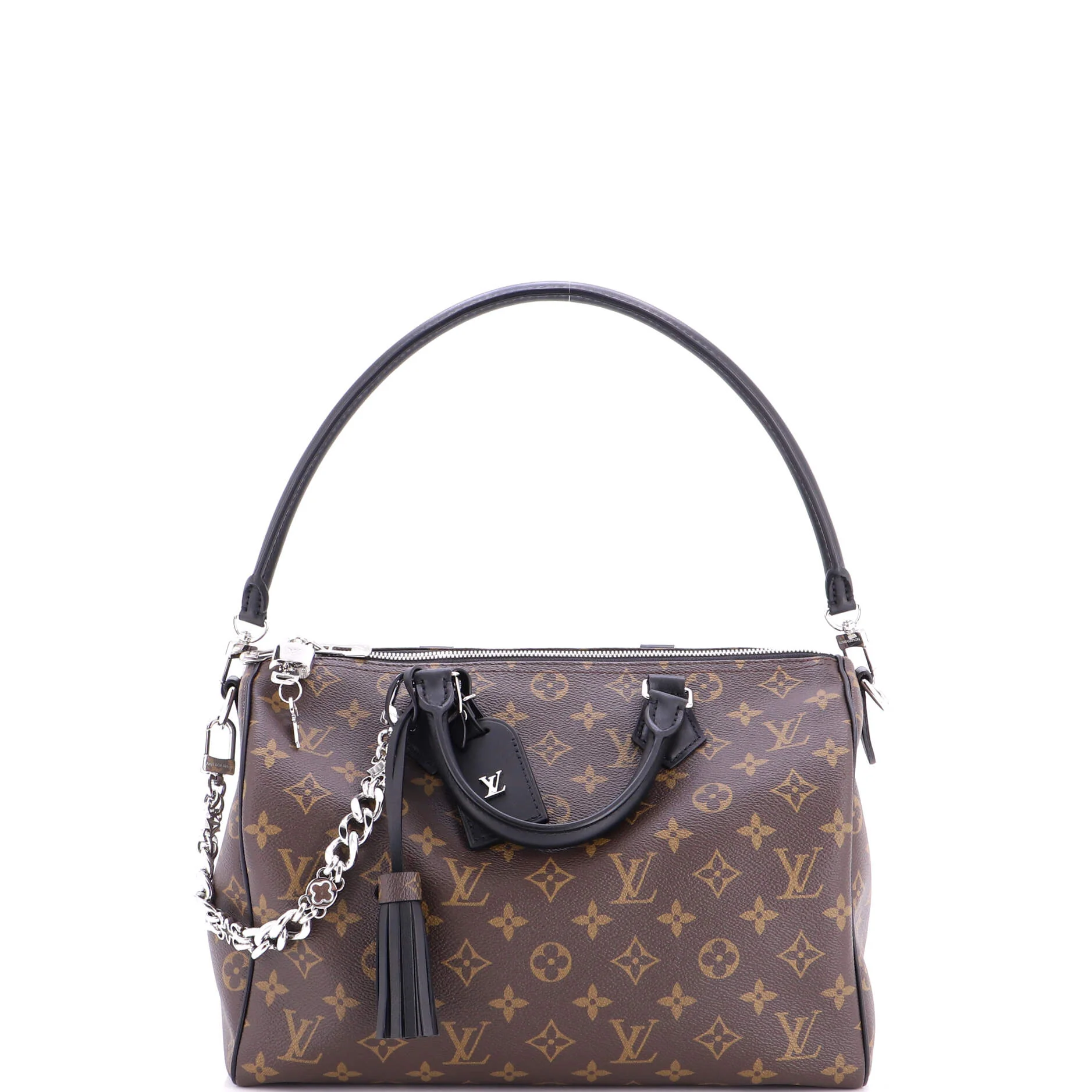 Dark Speedy Soft Bandouliere Bag Monogram Canvas 30