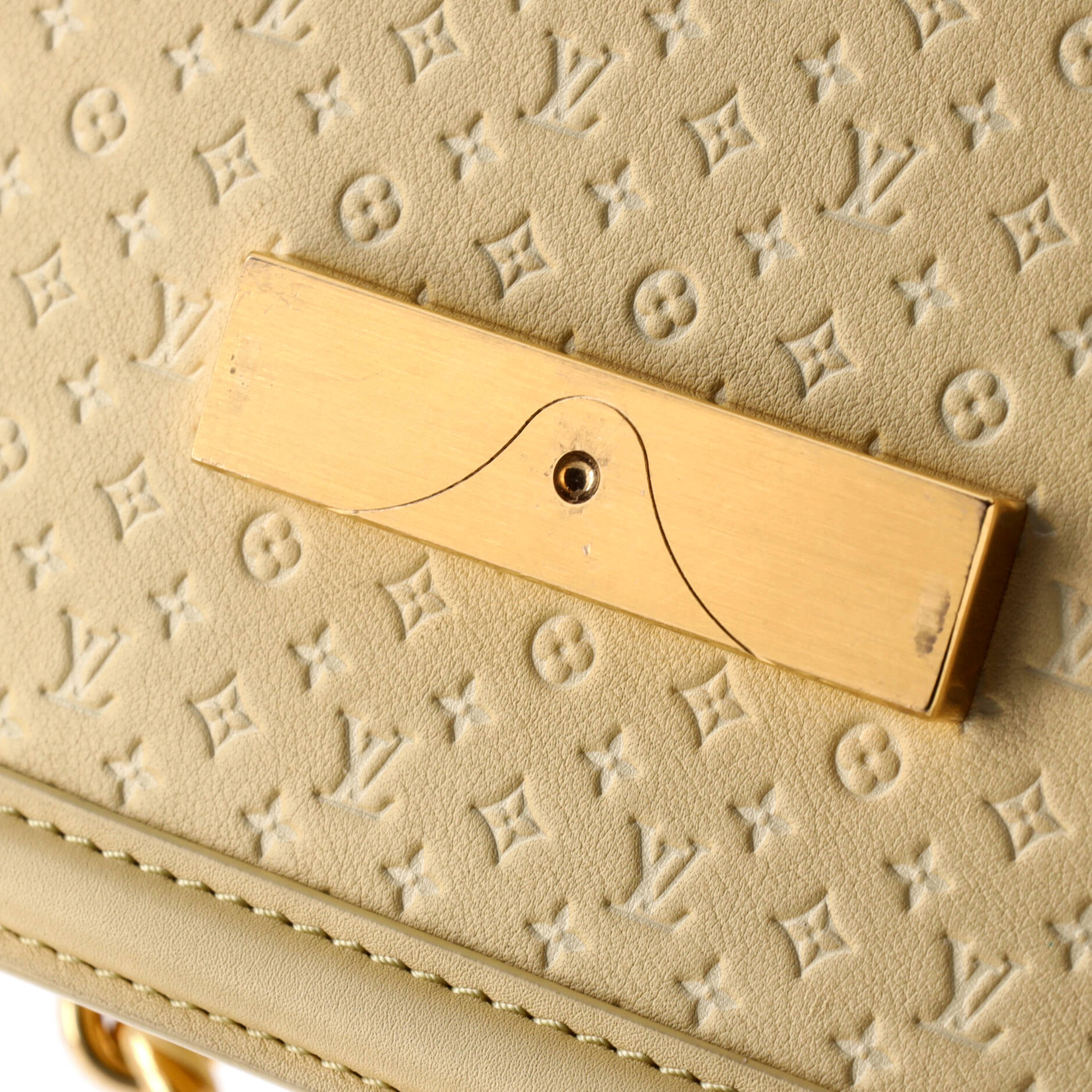 Dauphine Shoulder Bag Nanogram Embossed Leather Mini - Image 6