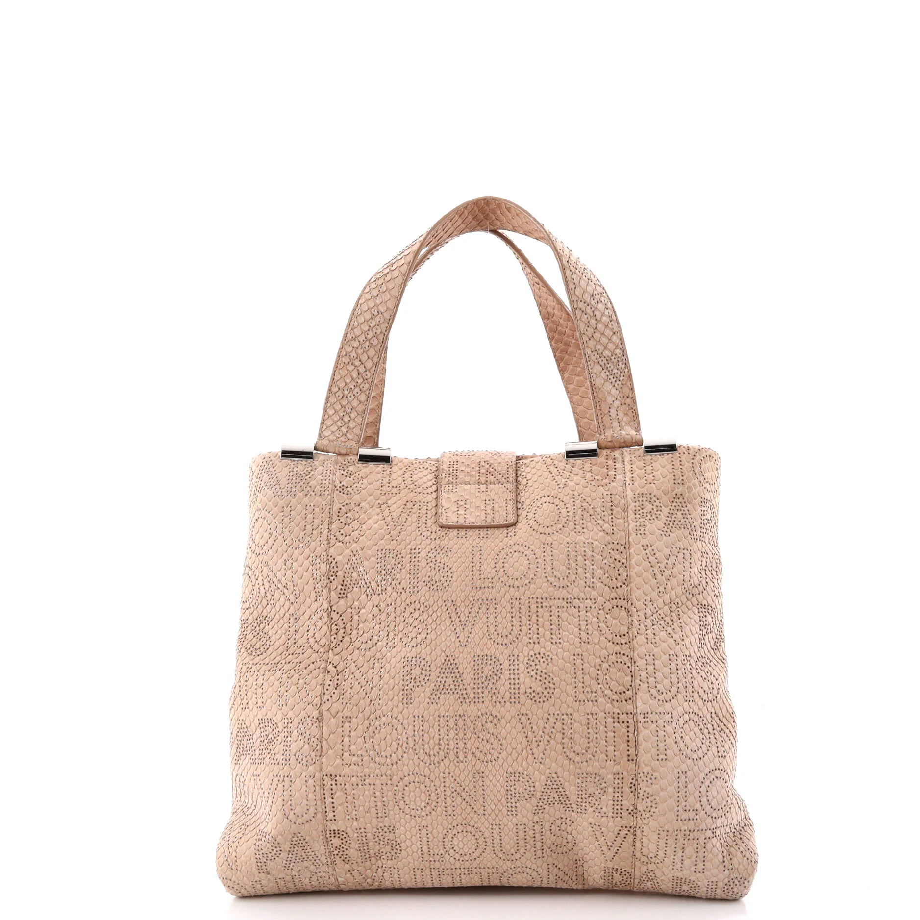 Delphes Tote Perforated Python - Image 3