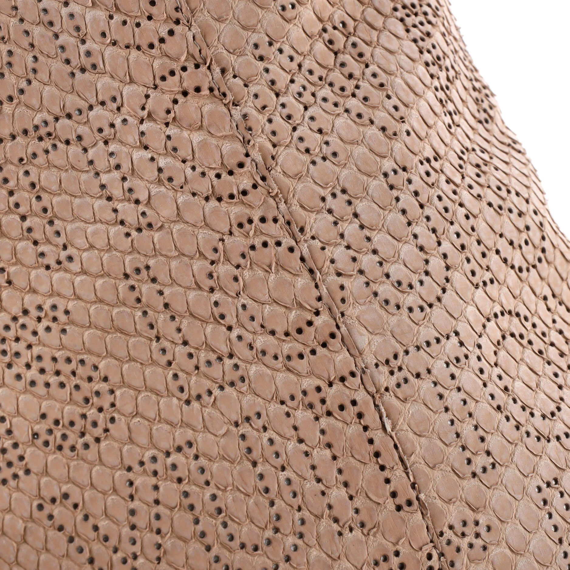 Delphes Tote Perforated Python - Image 6