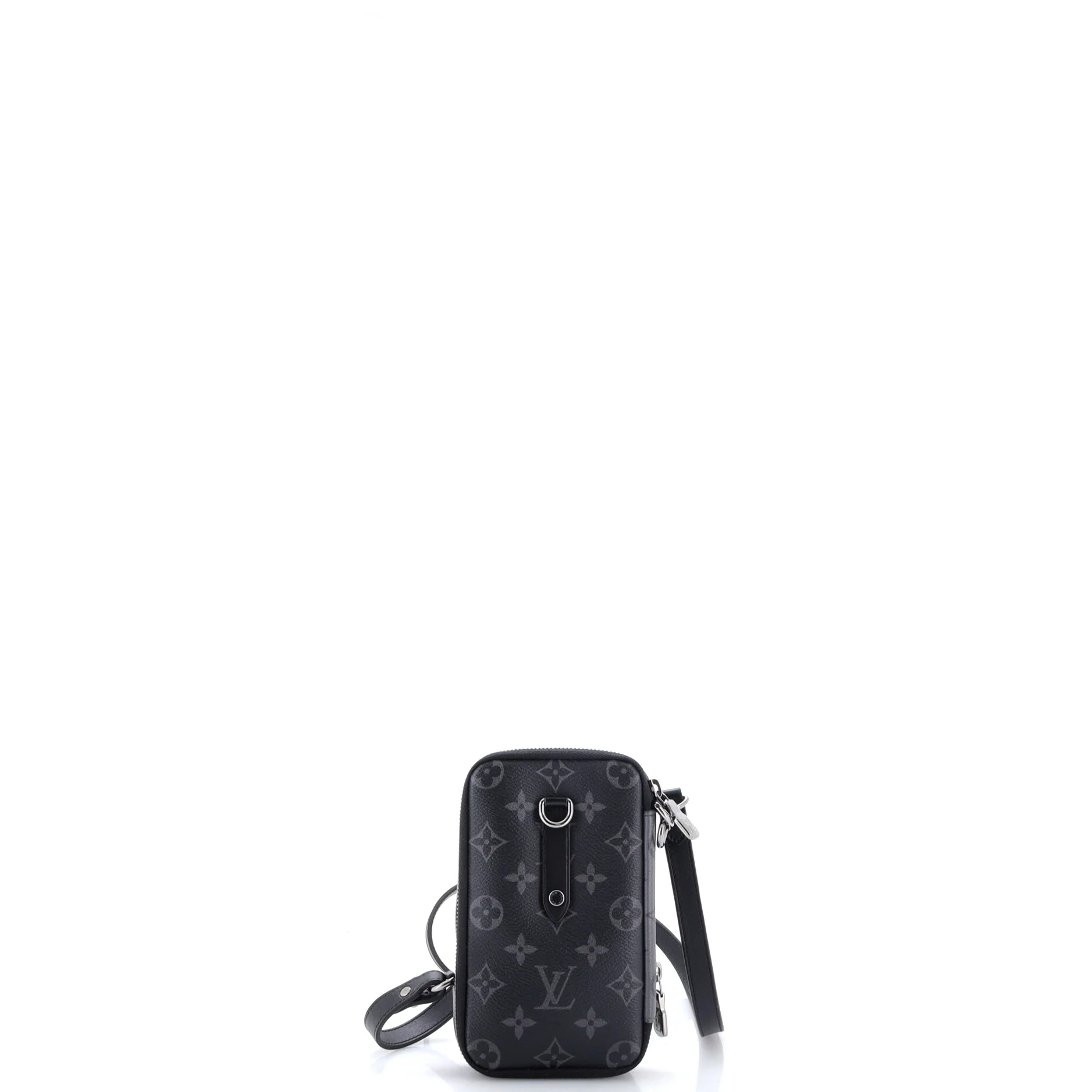 Double Phone Pouch Reverse Monogram Eclipse Canvas - Image 3