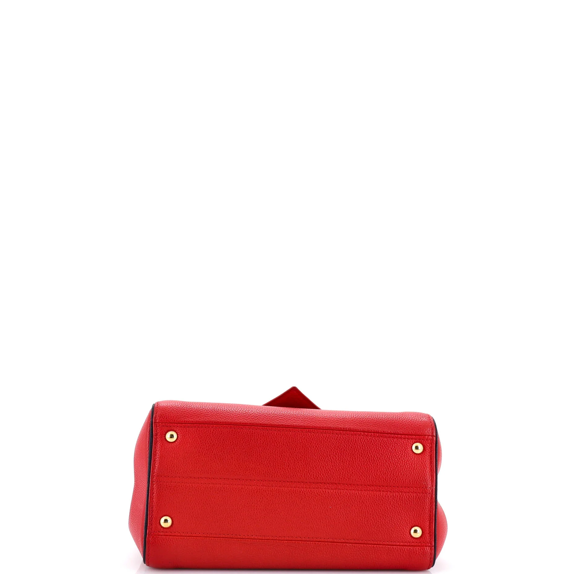 Double V Handbag Calfskin with Monogram Canvas - Image 4