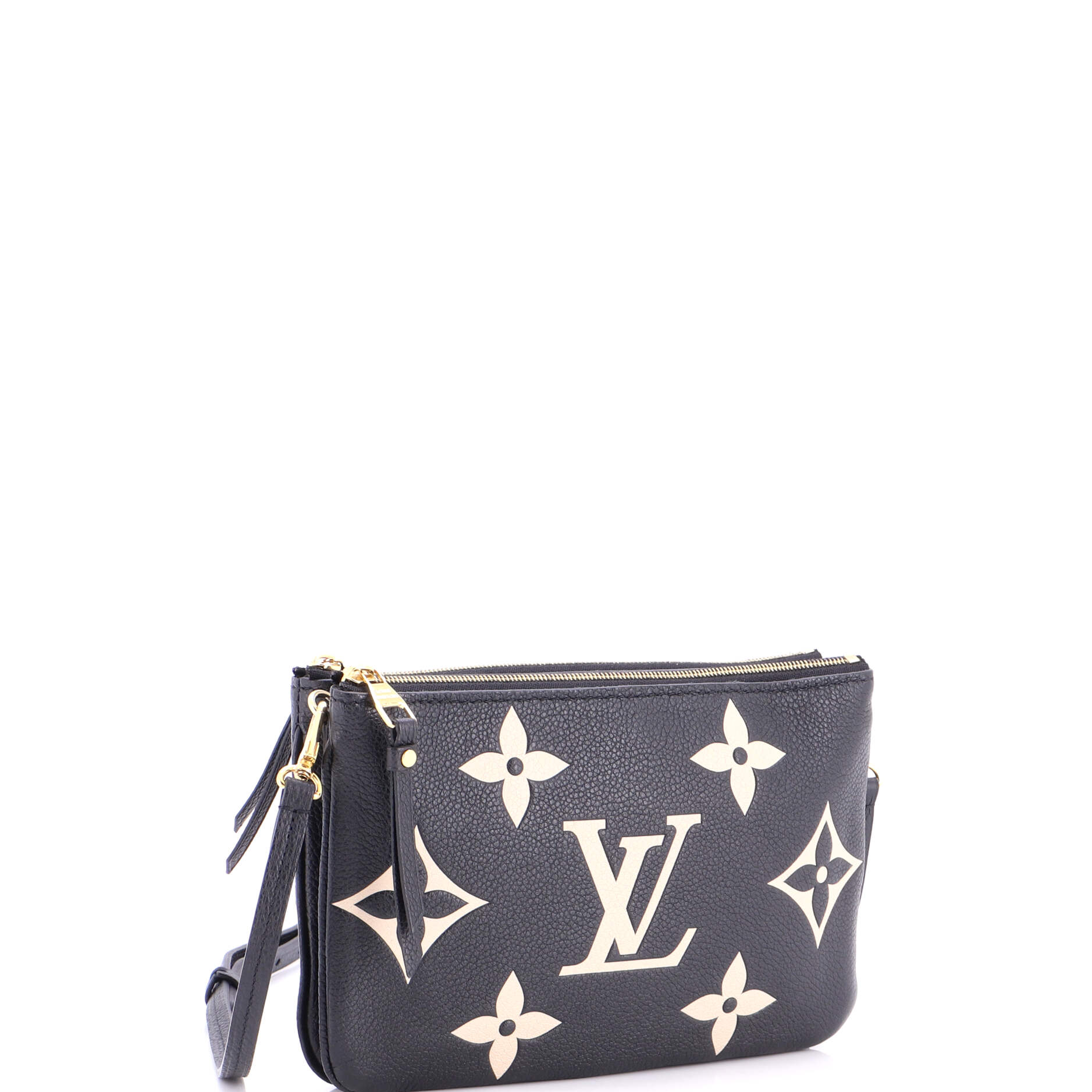 Double Zip Pochette Bicolor Monogram Empreinte Giant - Image 2