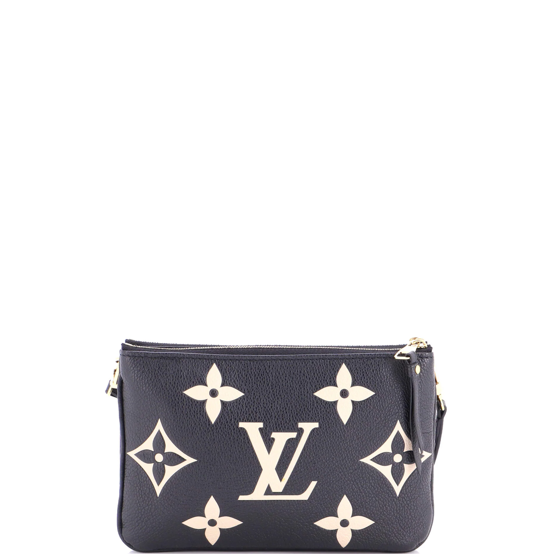 Double Zip Pochette Bicolor Monogram Empreinte Giant - Image 3