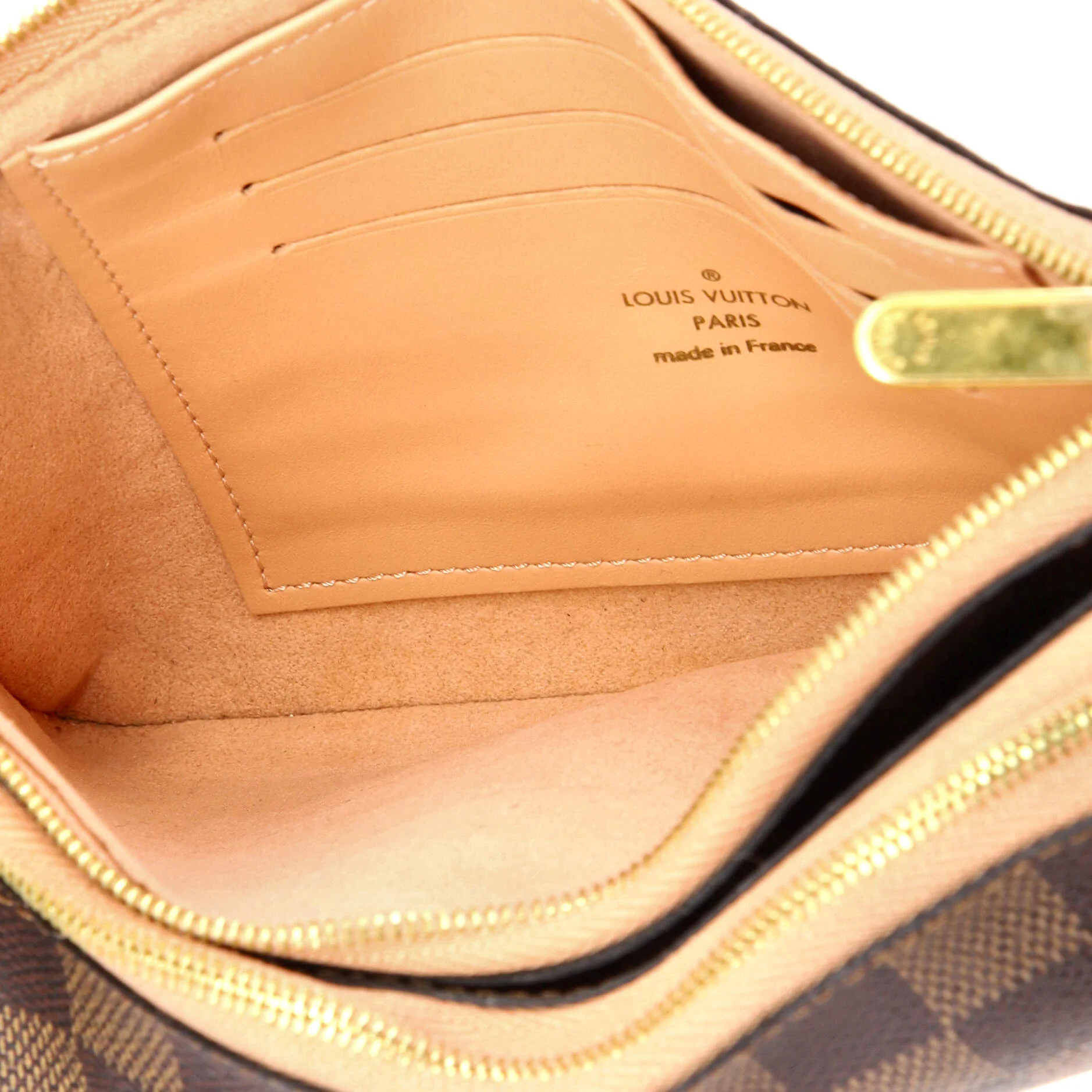 Double Zip Pochette Damier - Image 5