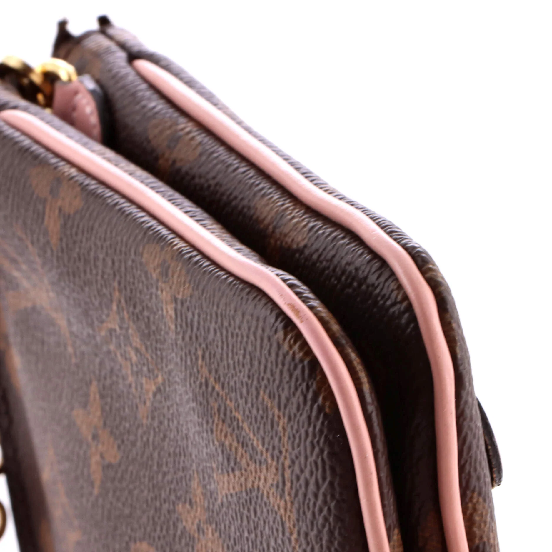 Double Zip Pochette Limited Edition Blooming Flowers Monogram Canvas - Image 6
