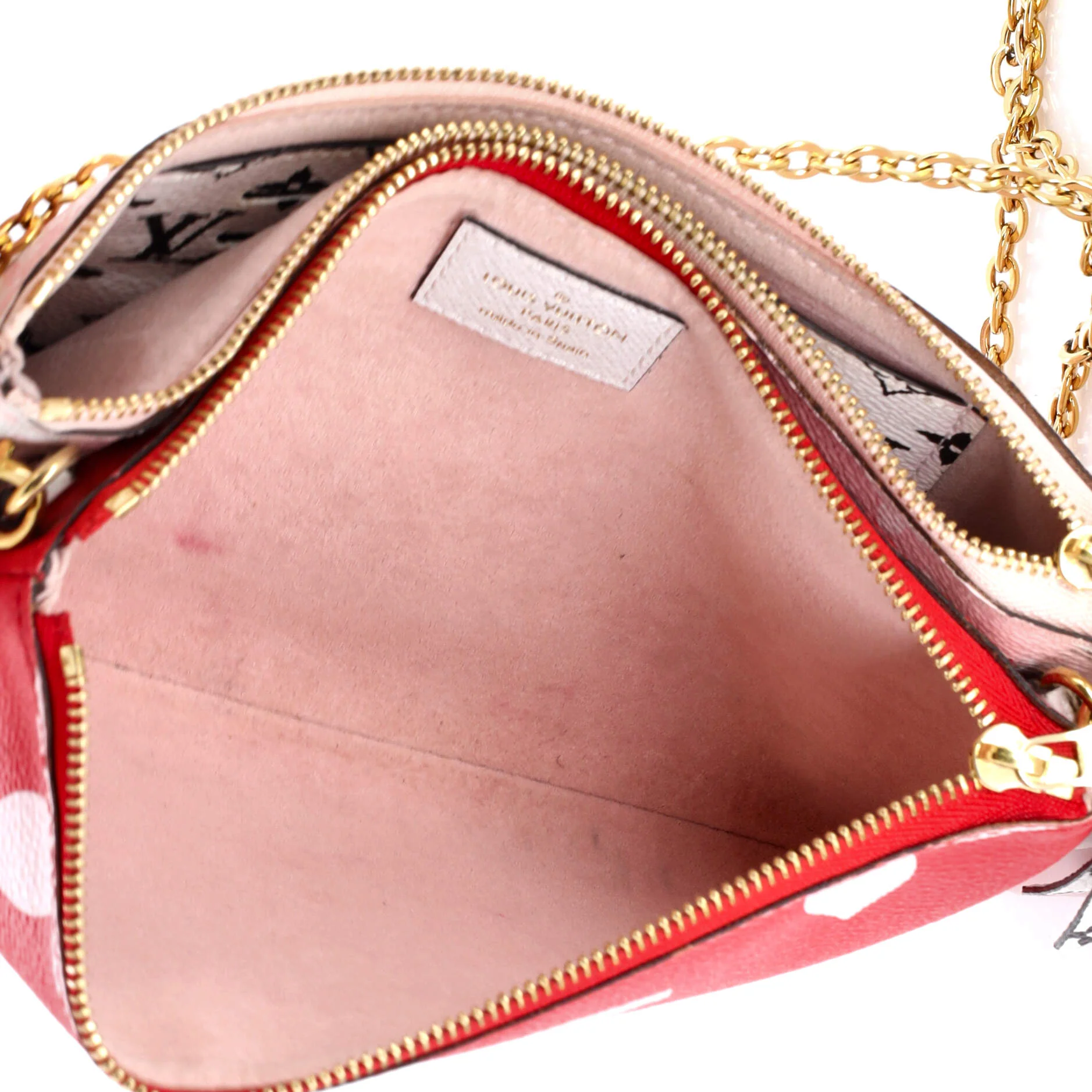 Double Zip Pochette Limited Edition Colored Monogram Giant - Image 5