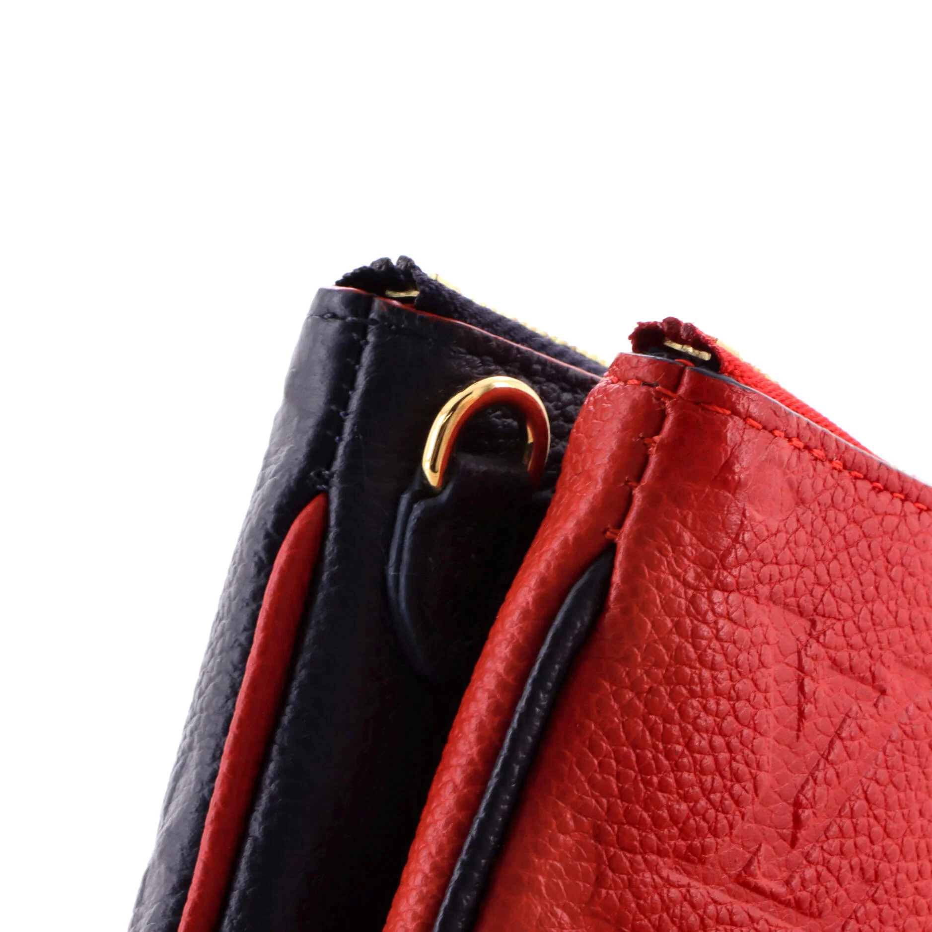 Double Zip Pochette Monogram Empreinte Leather - Image 6