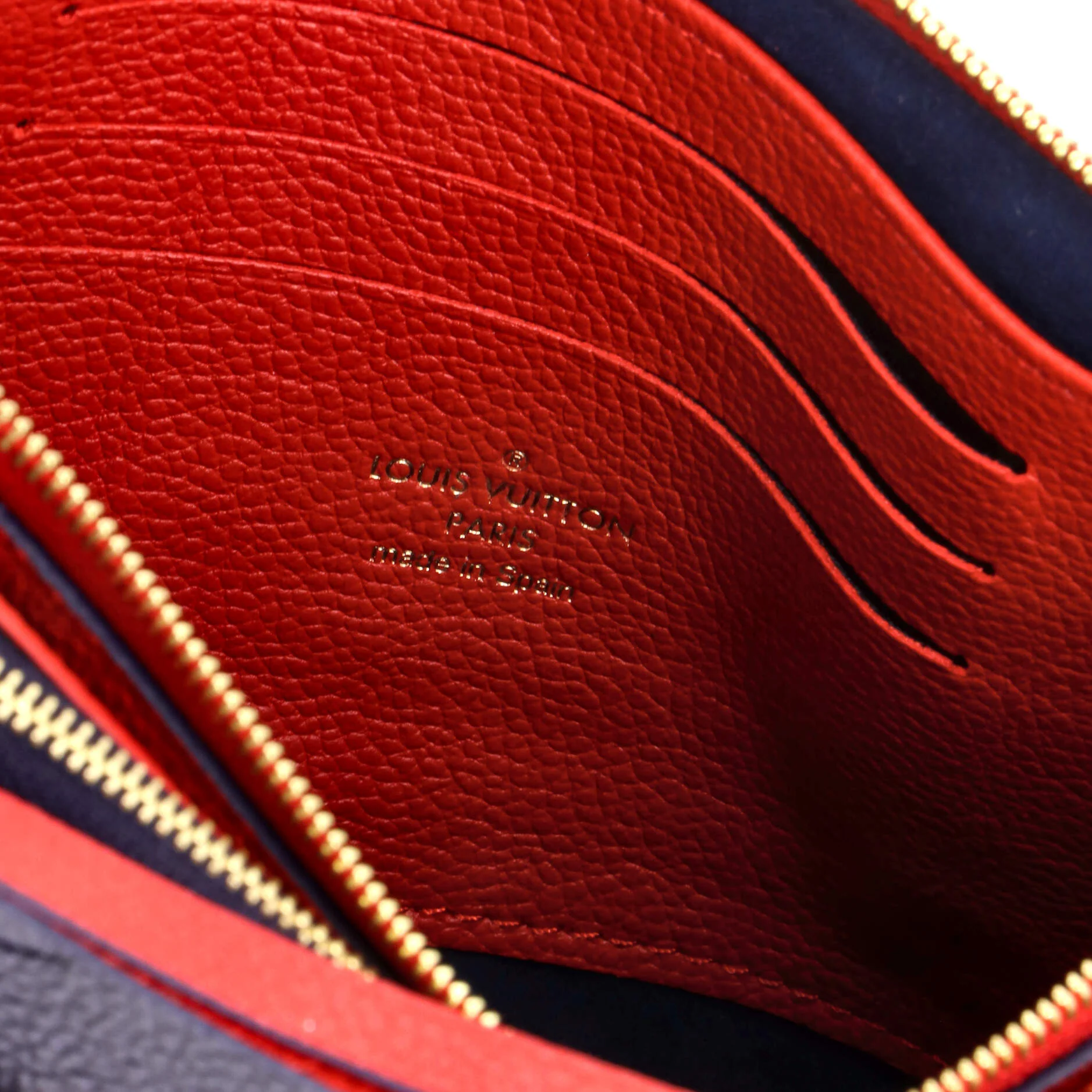 Double Zip Pochette Monogram Empreinte Leather - Image 7