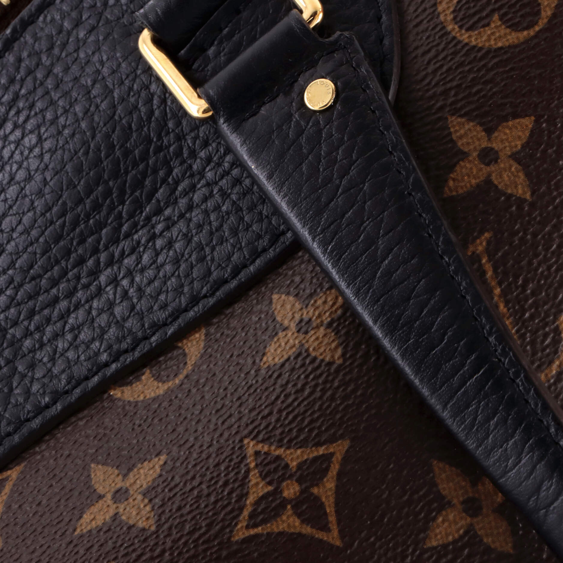 Estrela NM Handbag Monogram Canvas with Leather - Image 6