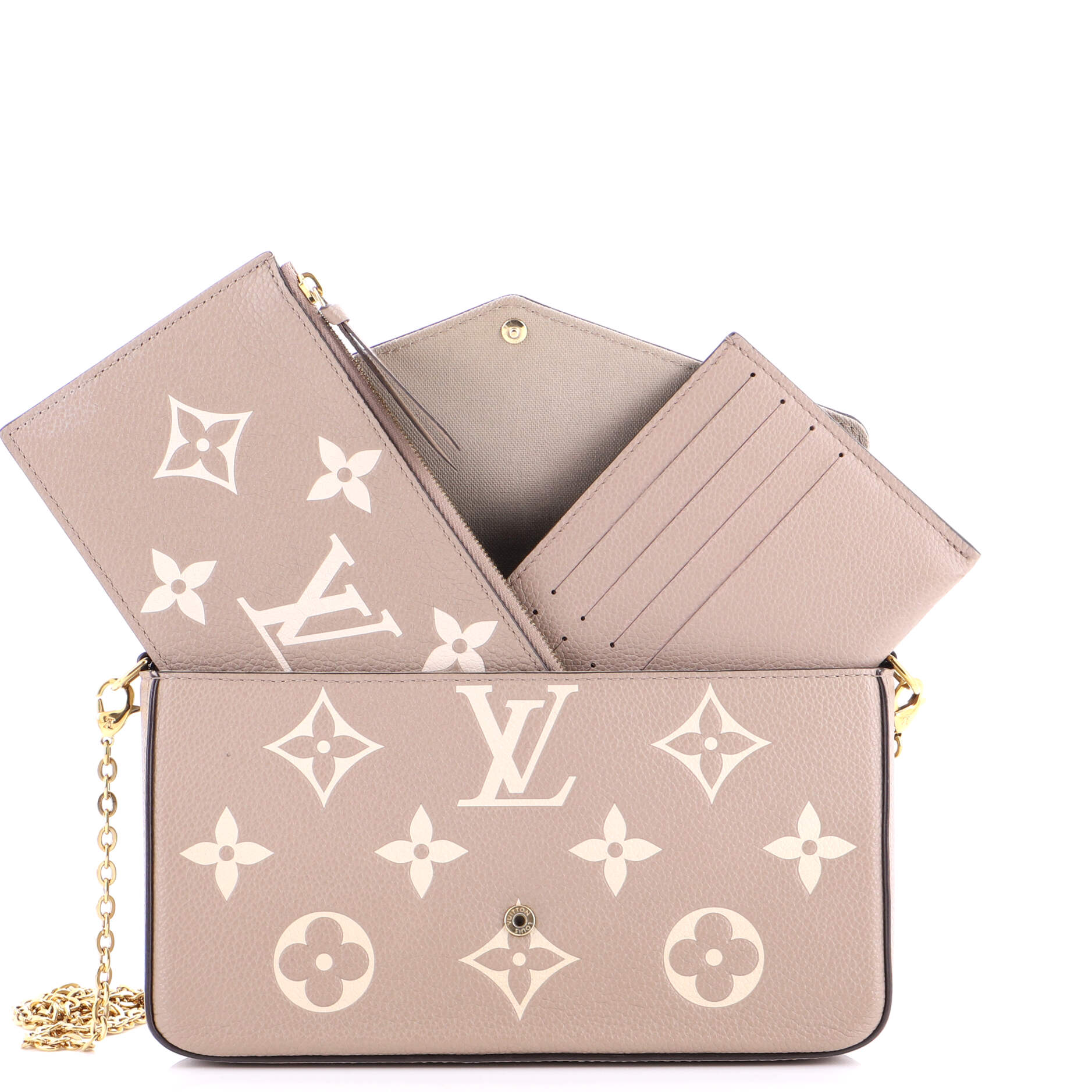 Felicie Pochette Bicolor Monogram Empreinte Giant - Image 7