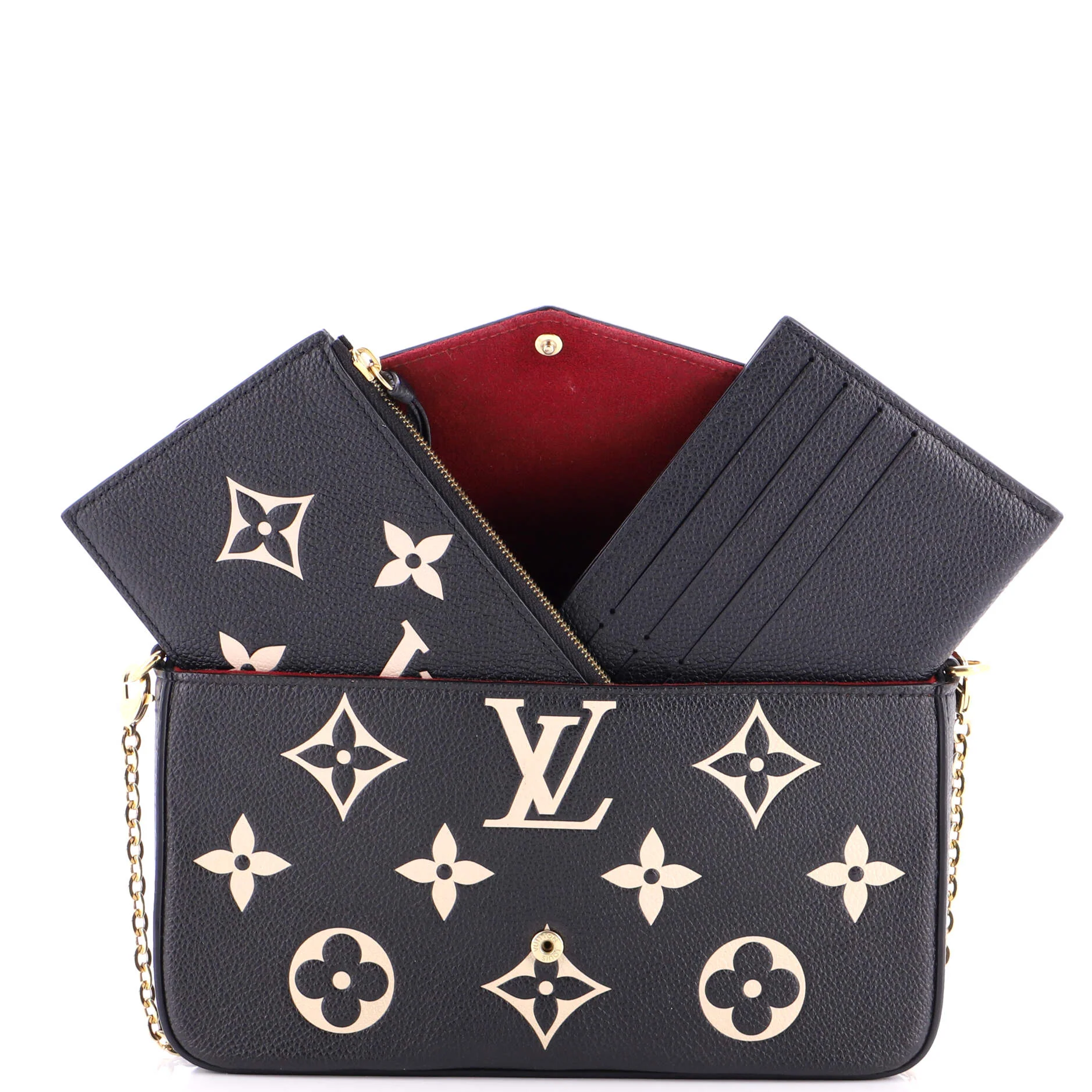 Felicie Pochette Bicolor Monogram Empreinte Giant - Image 2