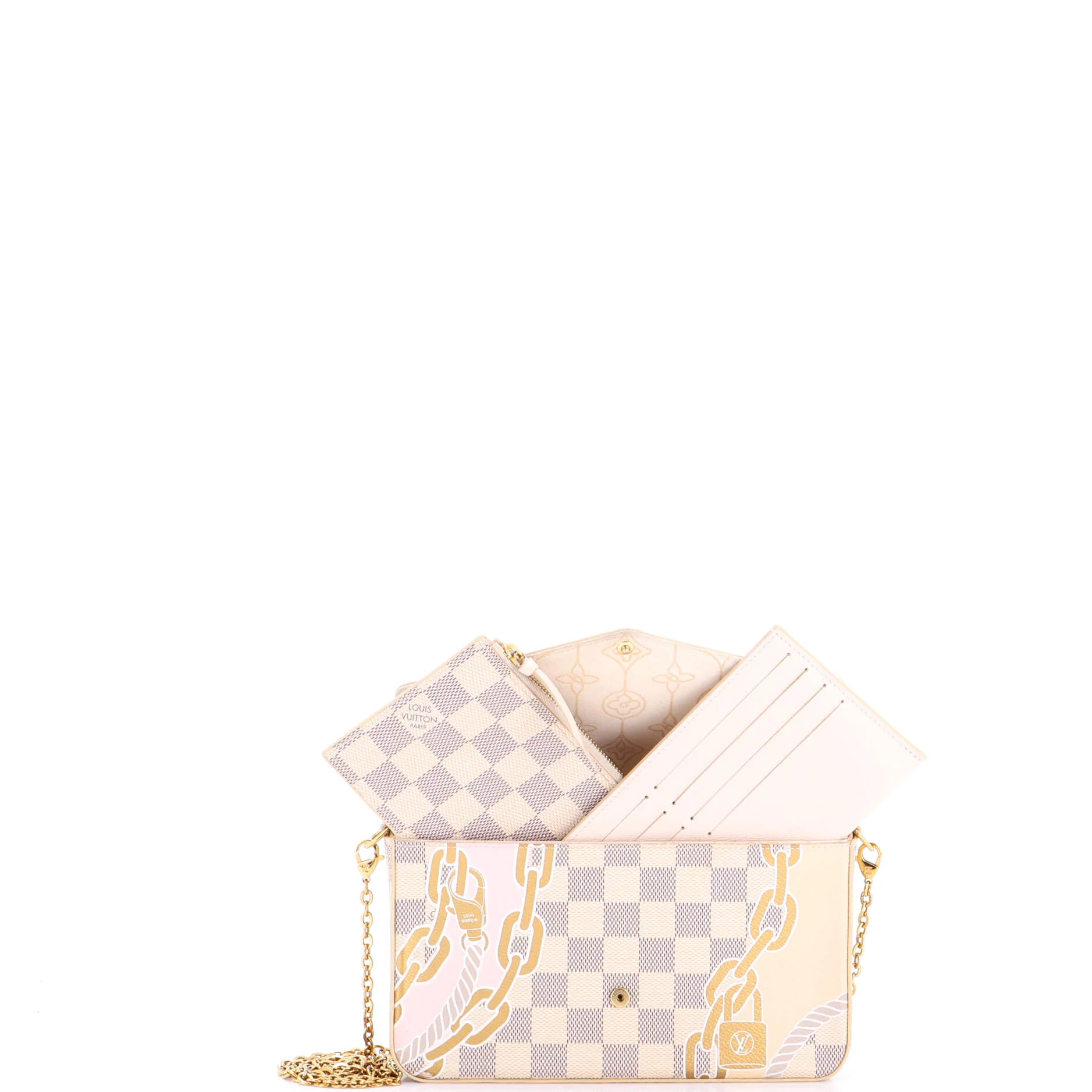 Felicie Pochette Limited Edition Nautical Damier - Image 2