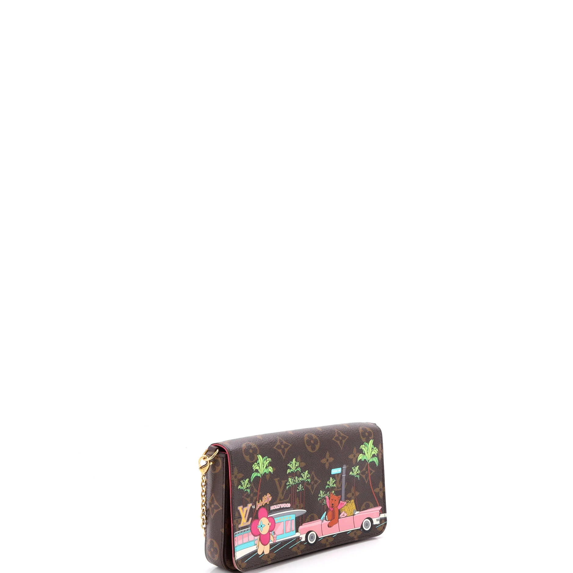 Felicie Pochette Limited Edition Vivienne Xmas Monogram Canvas - Image 3