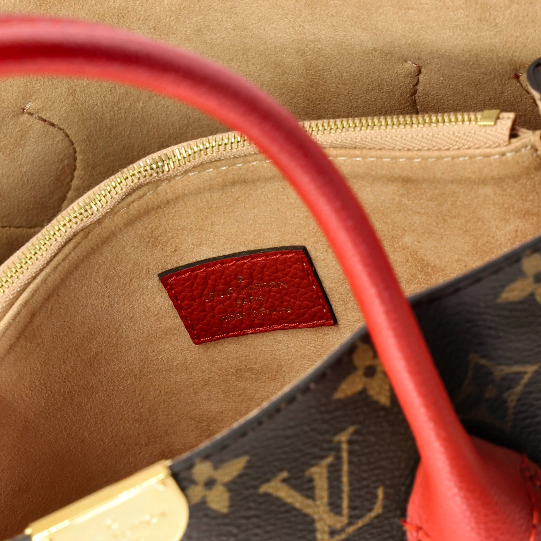 Flandrin Handbag Monogram Canvas and Leather - Image 6