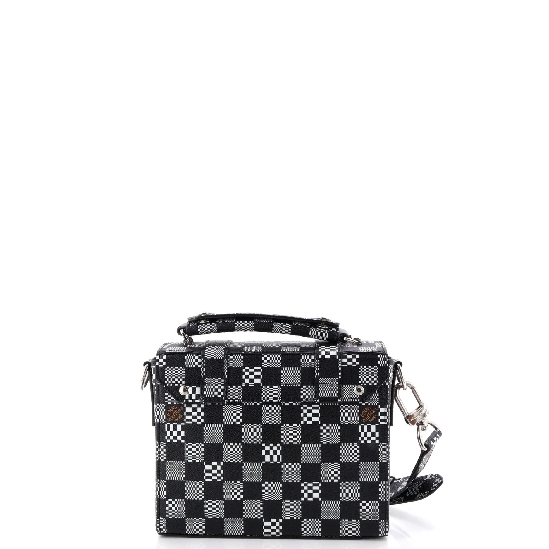 Flap Soft Trunk Messenger Bag Limited Edition Distorted Damier - Image 3
