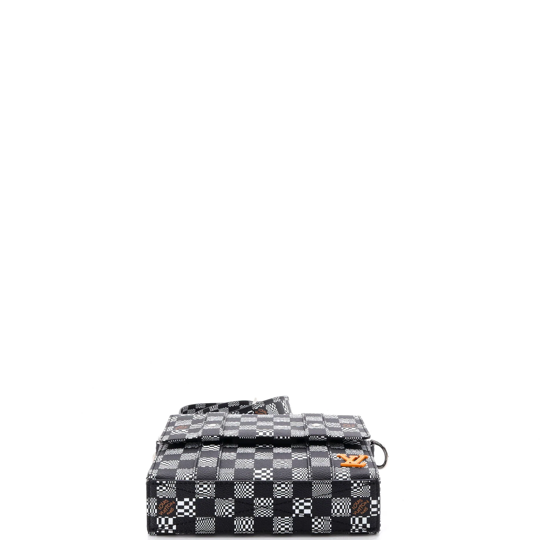 Flap Soft Trunk Messenger Bag Limited Edition Distorted Damier - Image 4