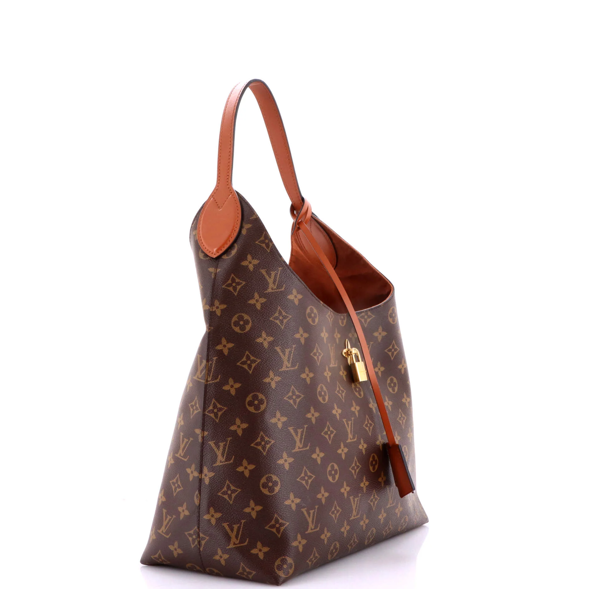 Flower Hobo Monogram Canvas with Leather - Image 2