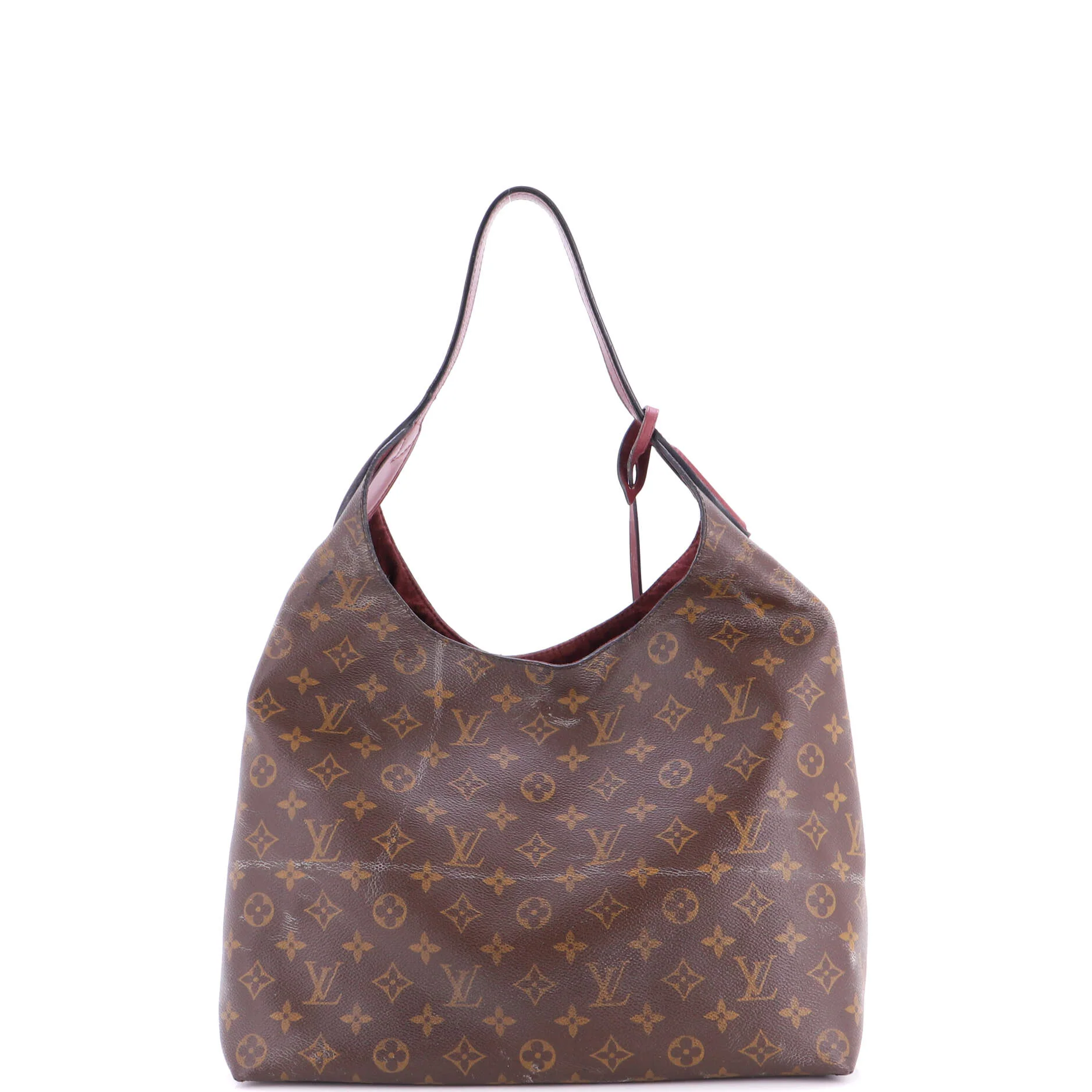 Flower Hobo Monogram Canvas with Leather - Image 3