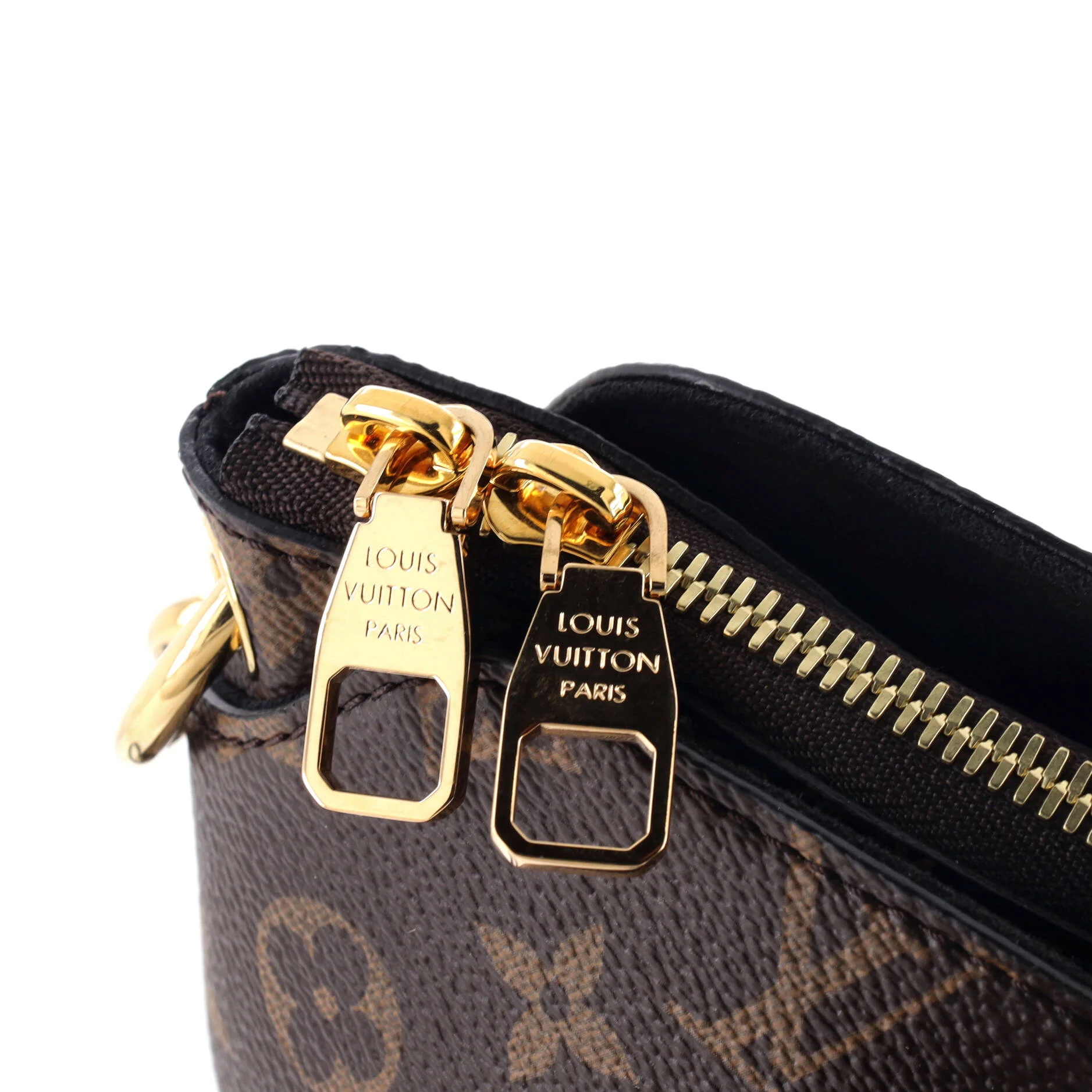 Flower Zipped Tote Monogram Canvas PM - Image 6
