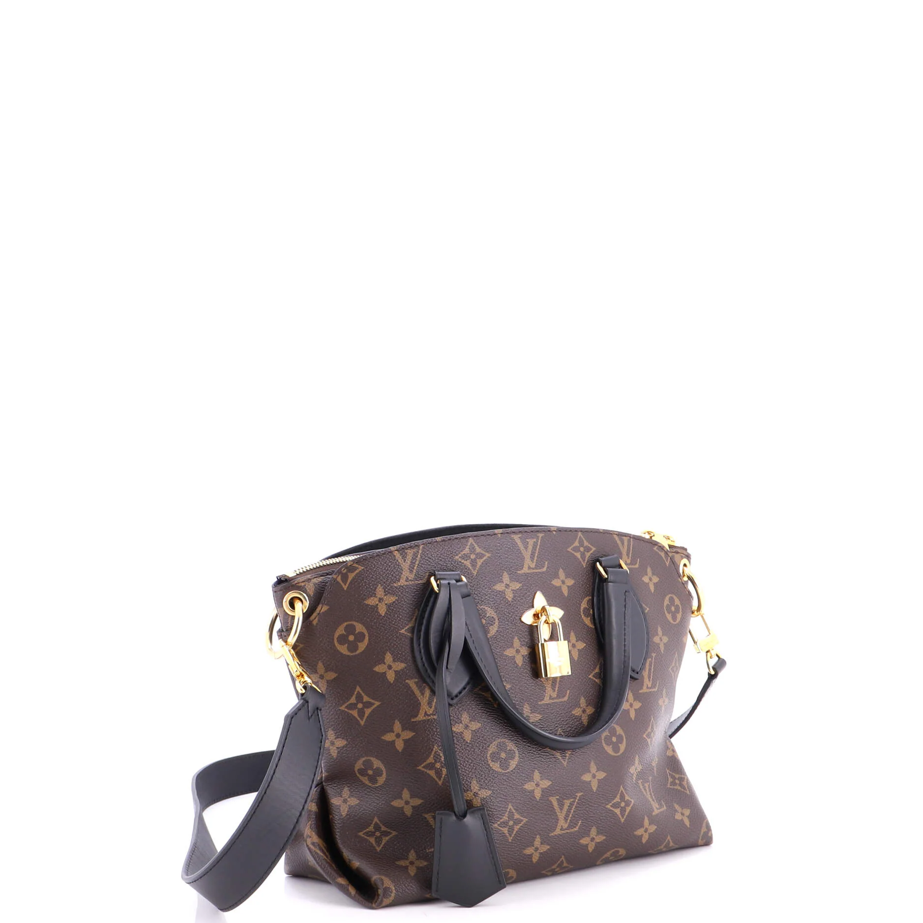 Flower Zipped Tote Monogram Canvas PM - Image 2