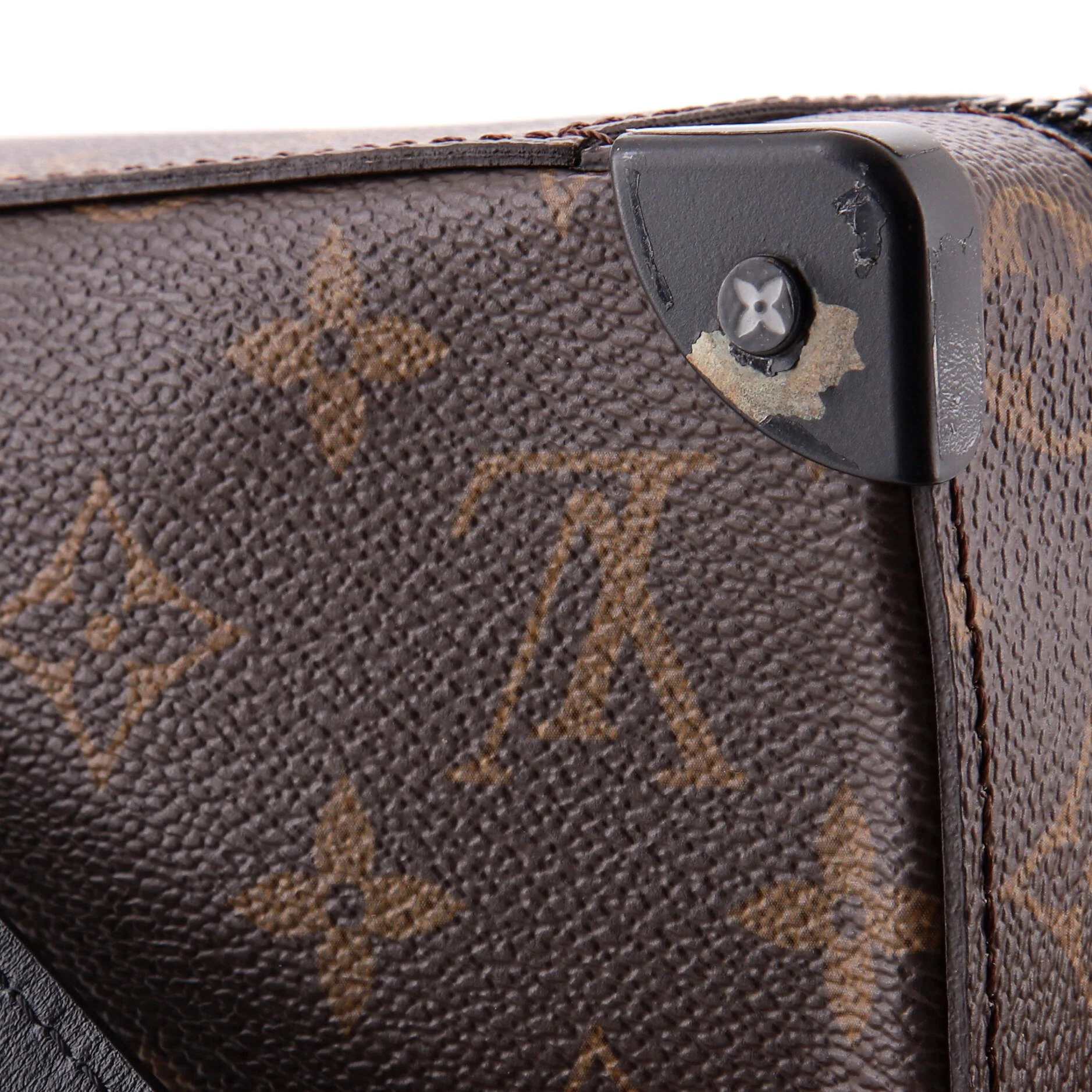 Handle Soft Trunk Bag Macassar Monogram Canvas - Image 7