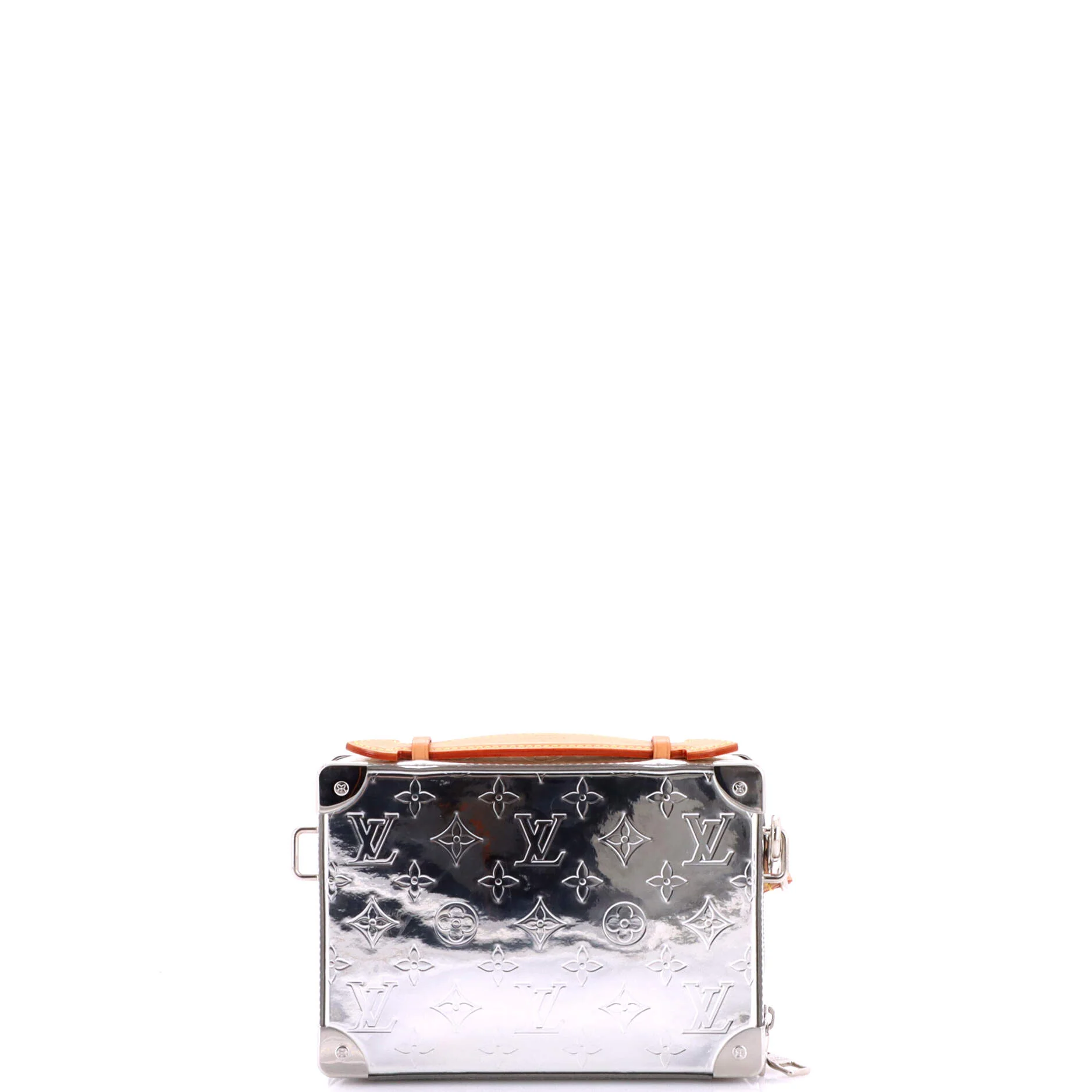 Handle Soft Trunk Bag Monogram Mirror Coated Canvas - Image 3