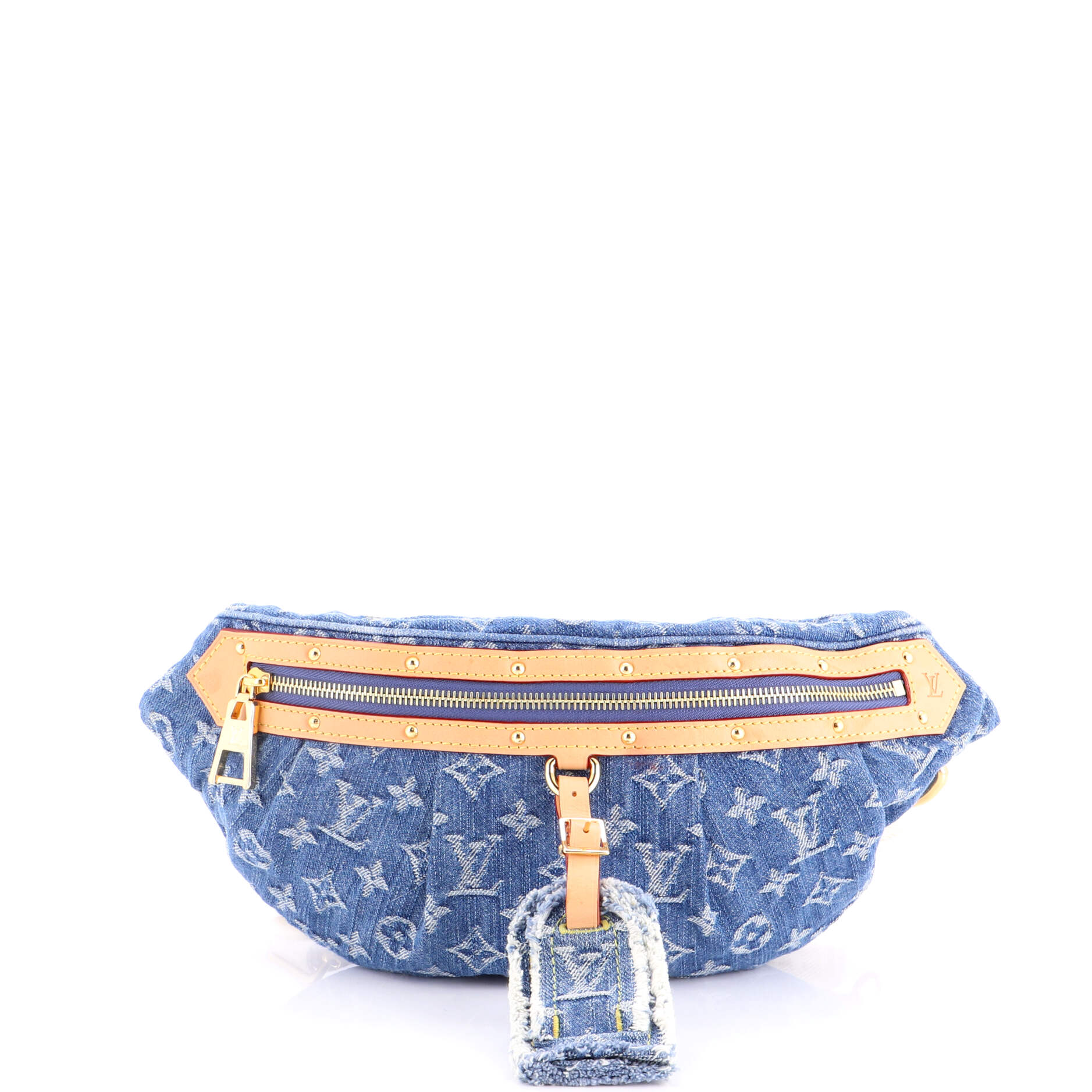 High Rise Bum Bag Monogram Denim