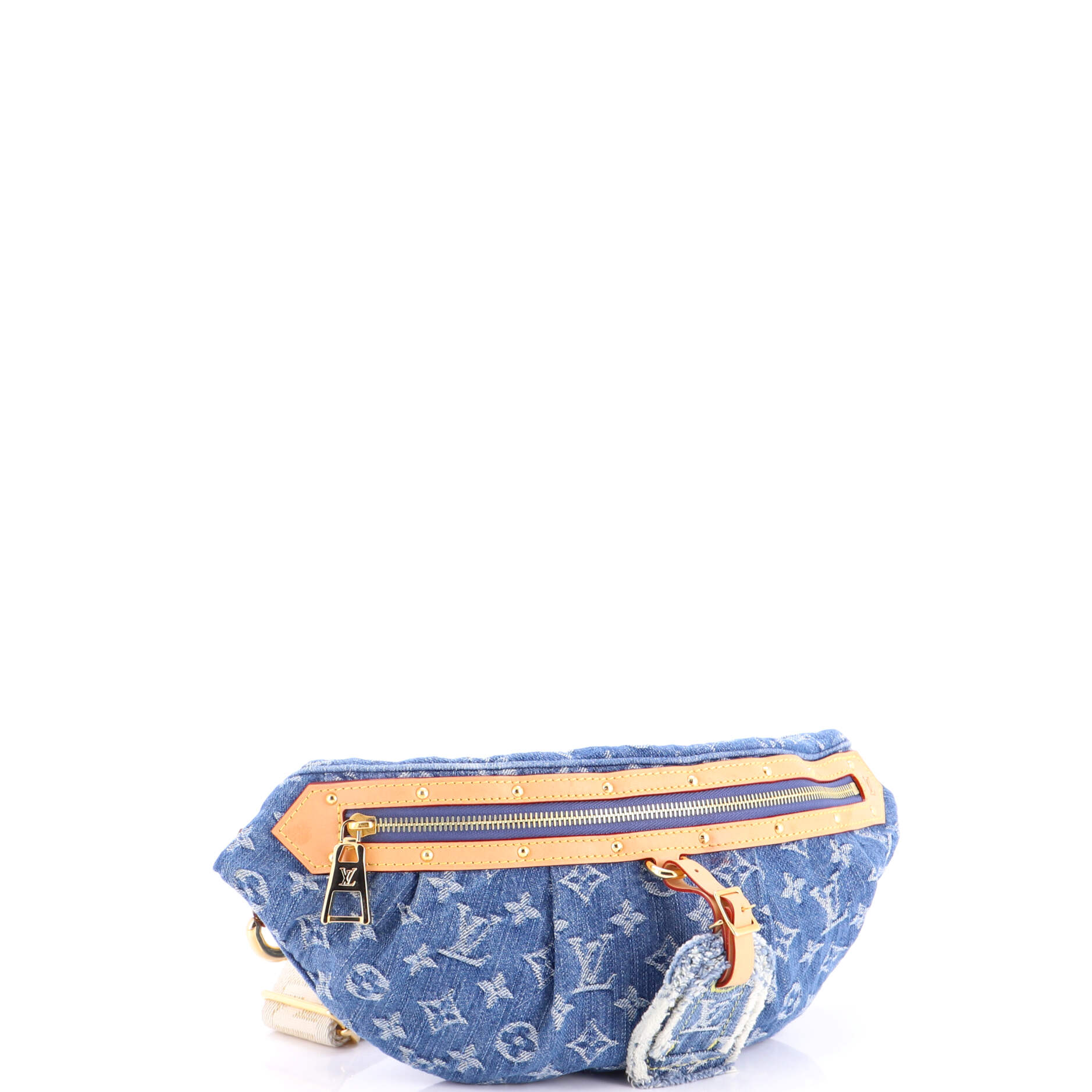 High Rise Bum Bag Monogram Denim - Image 2